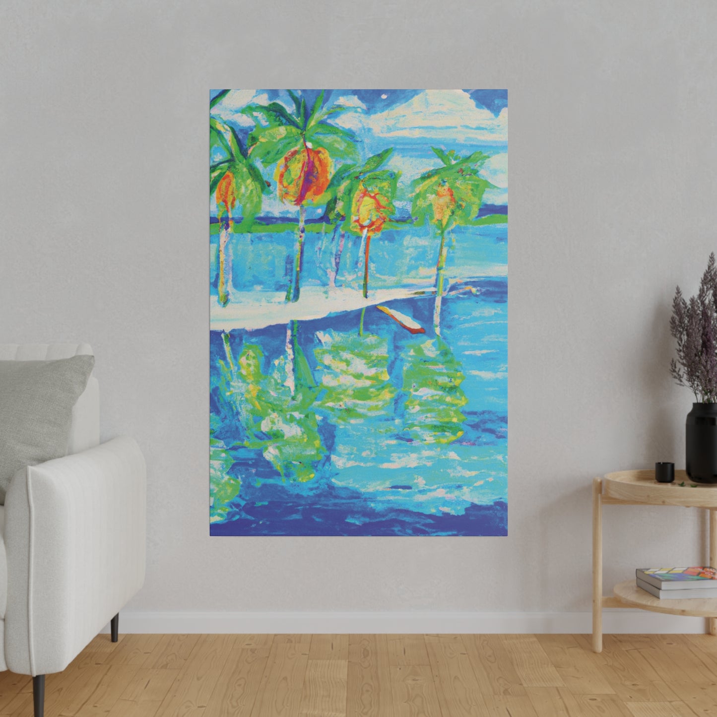 8103Q - Bahamas Ocean Painting Print | Bahamas | Ocean | Beach | Poster | Home Decor | Wall Art | Canvas