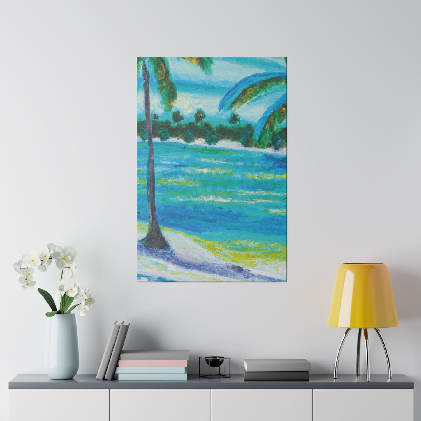 5874R - Bahamas Ocean Painting Print | Bahamas | Ocean | Beach | Poster | Home Decor | Wall Art | Canvas