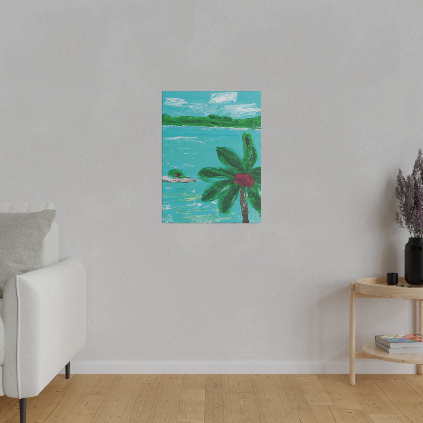 5627Q - Bahamas Ocean Painting Print | Bahamas | Ocean | Beach | Poster | Home Decor | Wall Art | Canvas