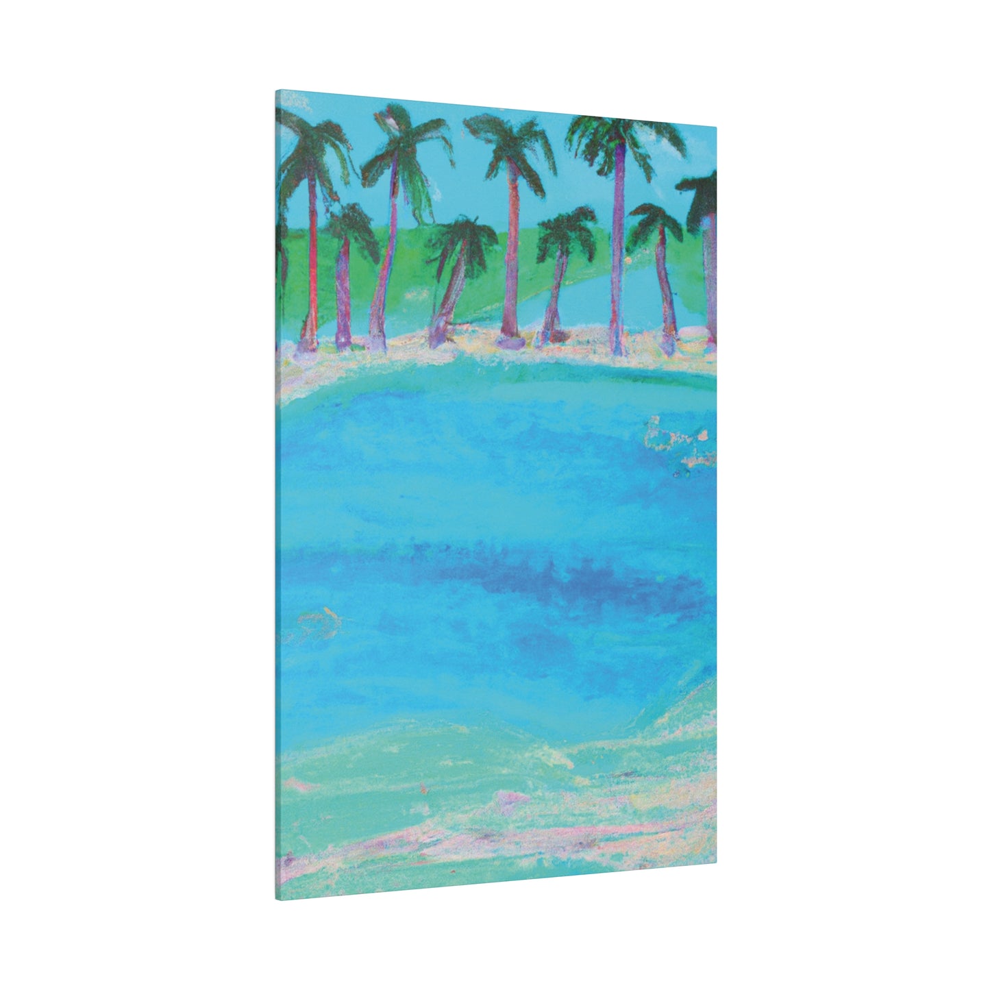 7907S - Bahamas Ocean Painting Print | Bahamas | Ocean | Beach | Poster | Home Decor | Wall Art | Canvas