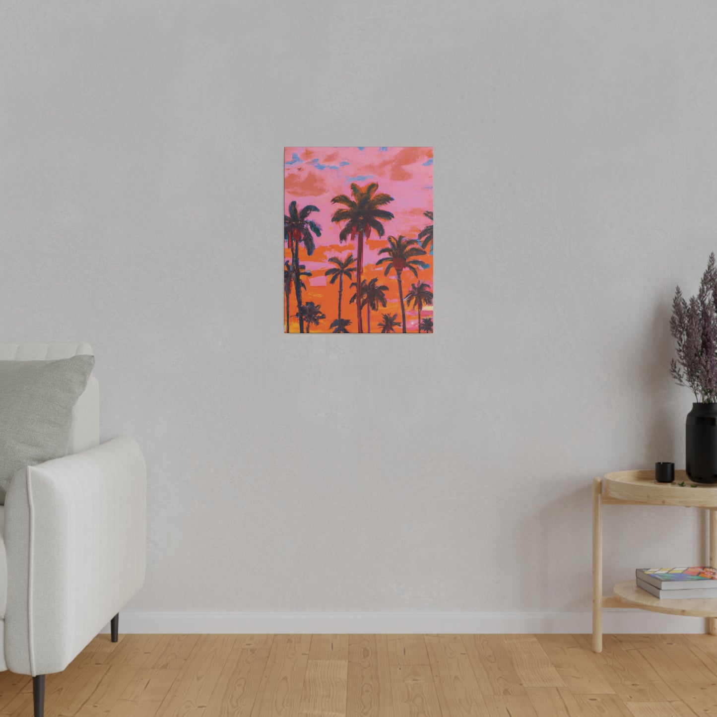 9385A - Miami Beach Sunset Painting Print | Miami | Beach | Sunset | Poster | Home Decor | Wall Art | Canvas