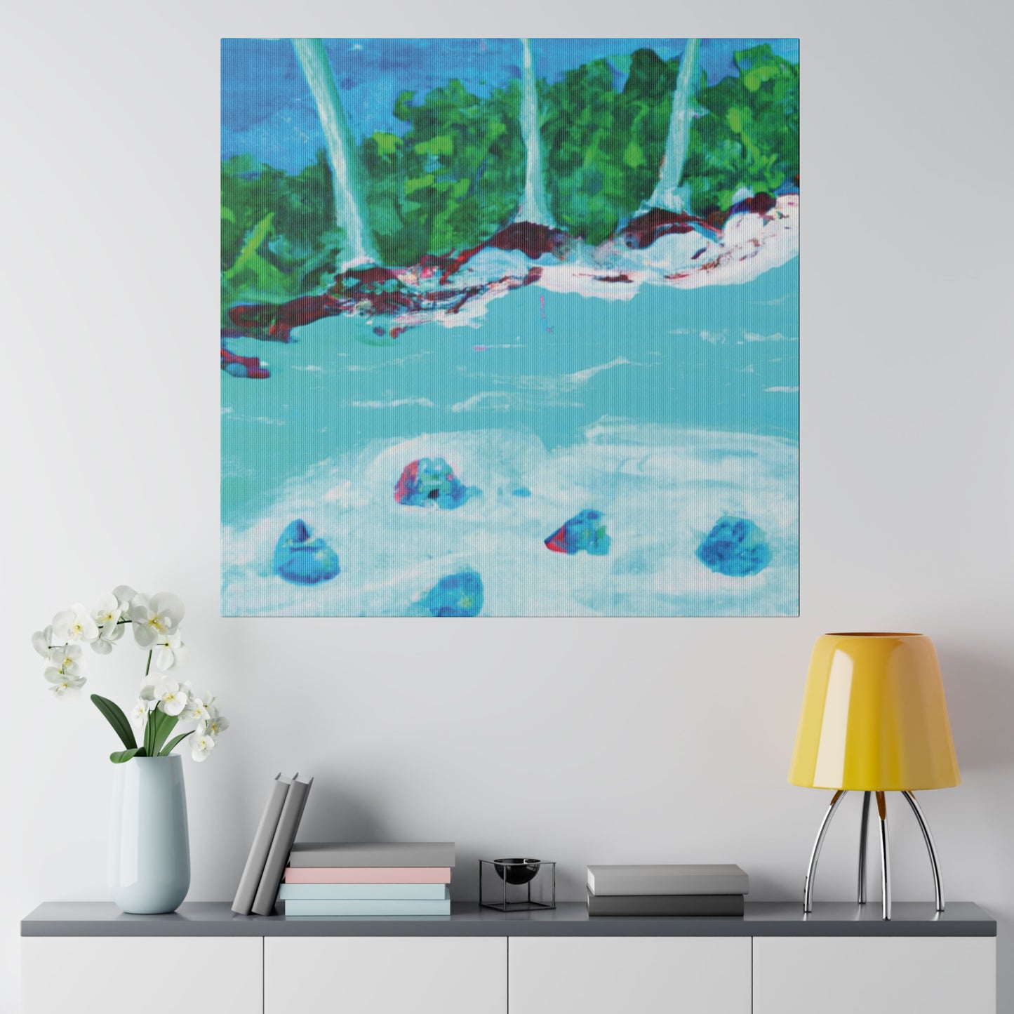 6791E - Bahamas Ocean Painting Print | Bahamas | Ocean | Beach | Poster | Home Decor | Wall Art | Canvas