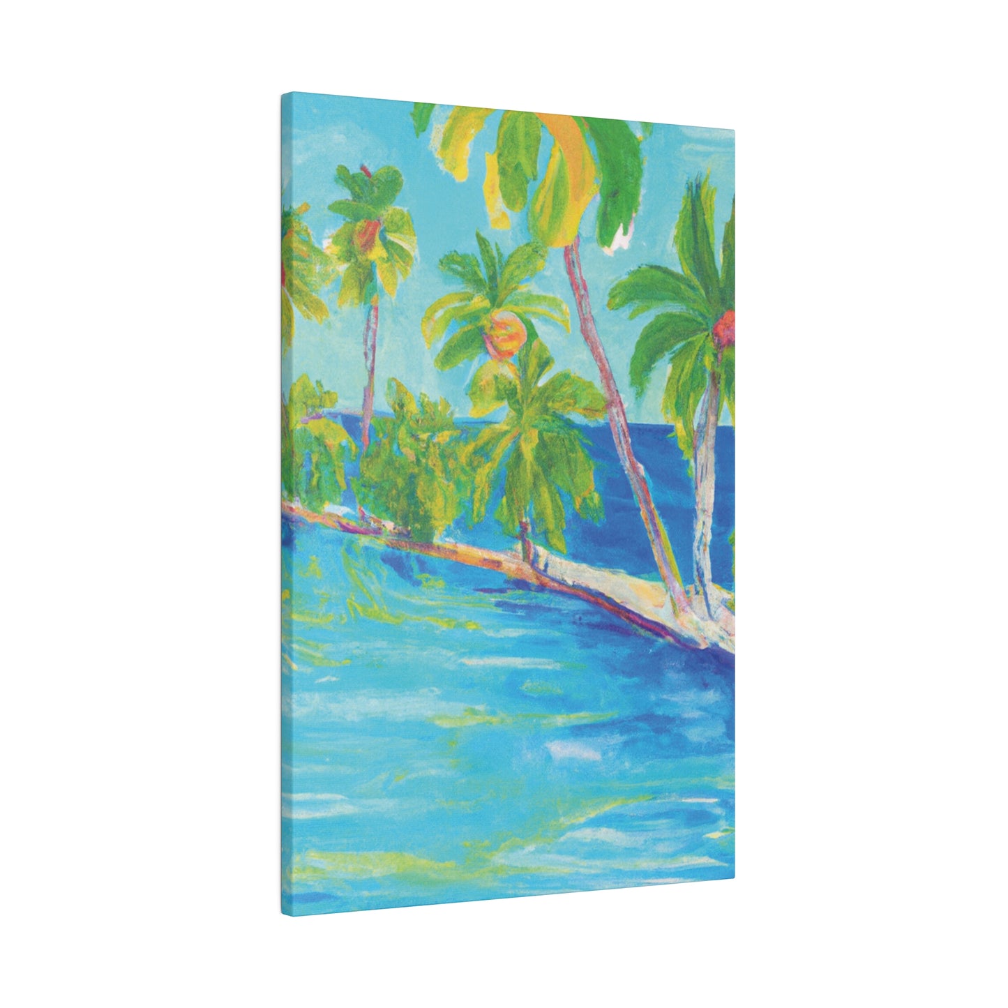 8256Q - Bahamas Ocean Painting Print | Bahamas | Ocean | Beach | Poster | Home Decor | Wall Art | Canvas