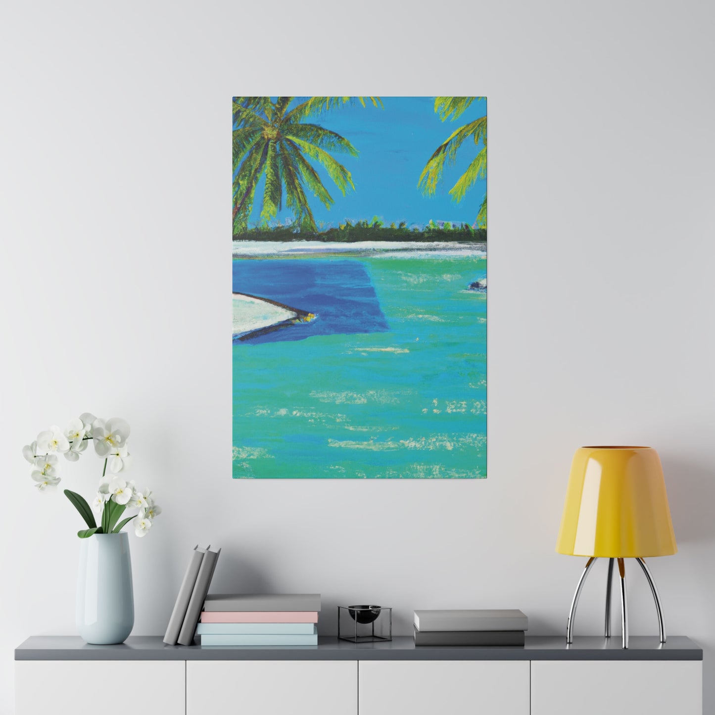 9761V - Bahamas Ocean Painting Print | Bahamas | Ocean | Beach | Poster | Home Decor | Wall Art | Canvas