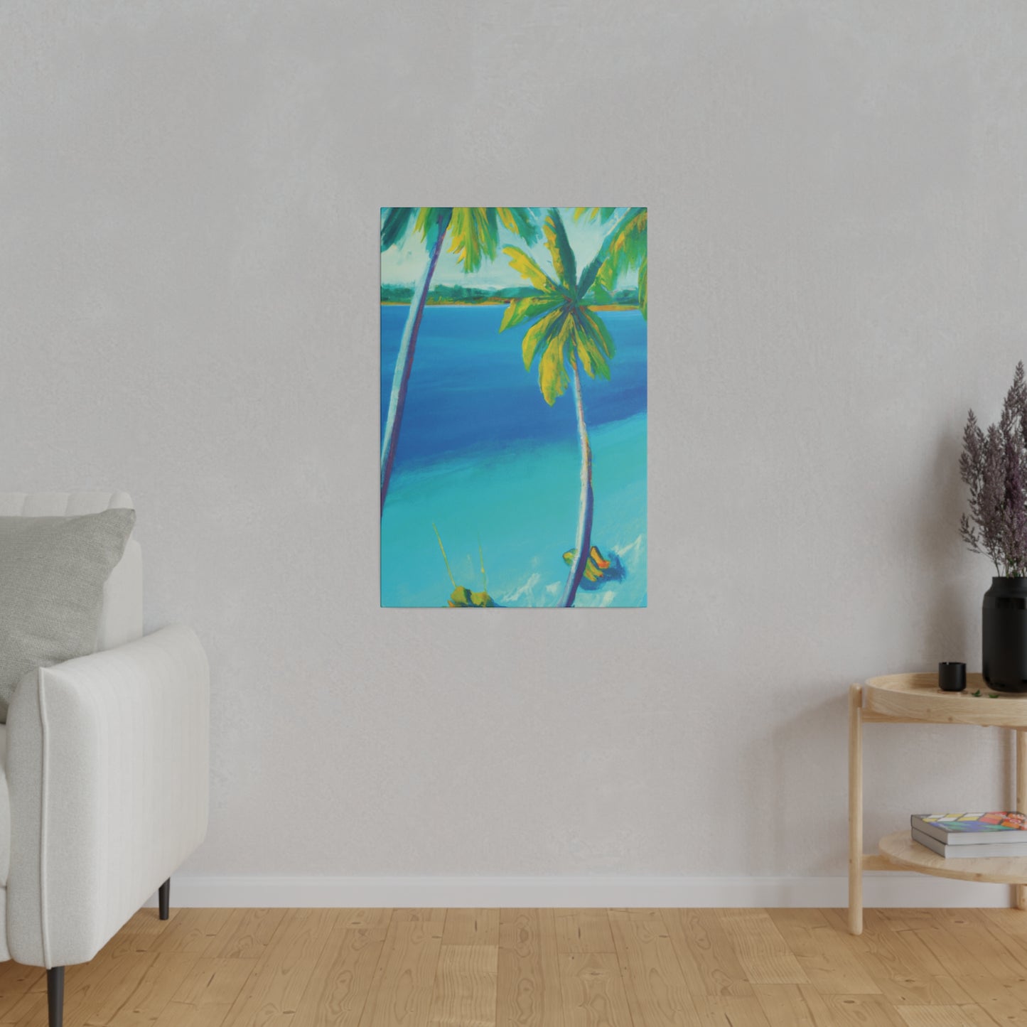 7593L - Bahamas Ocean Painting Print | Bahamas | Ocean | Beach | Poster | Home Decor | Wall Art | Canvas