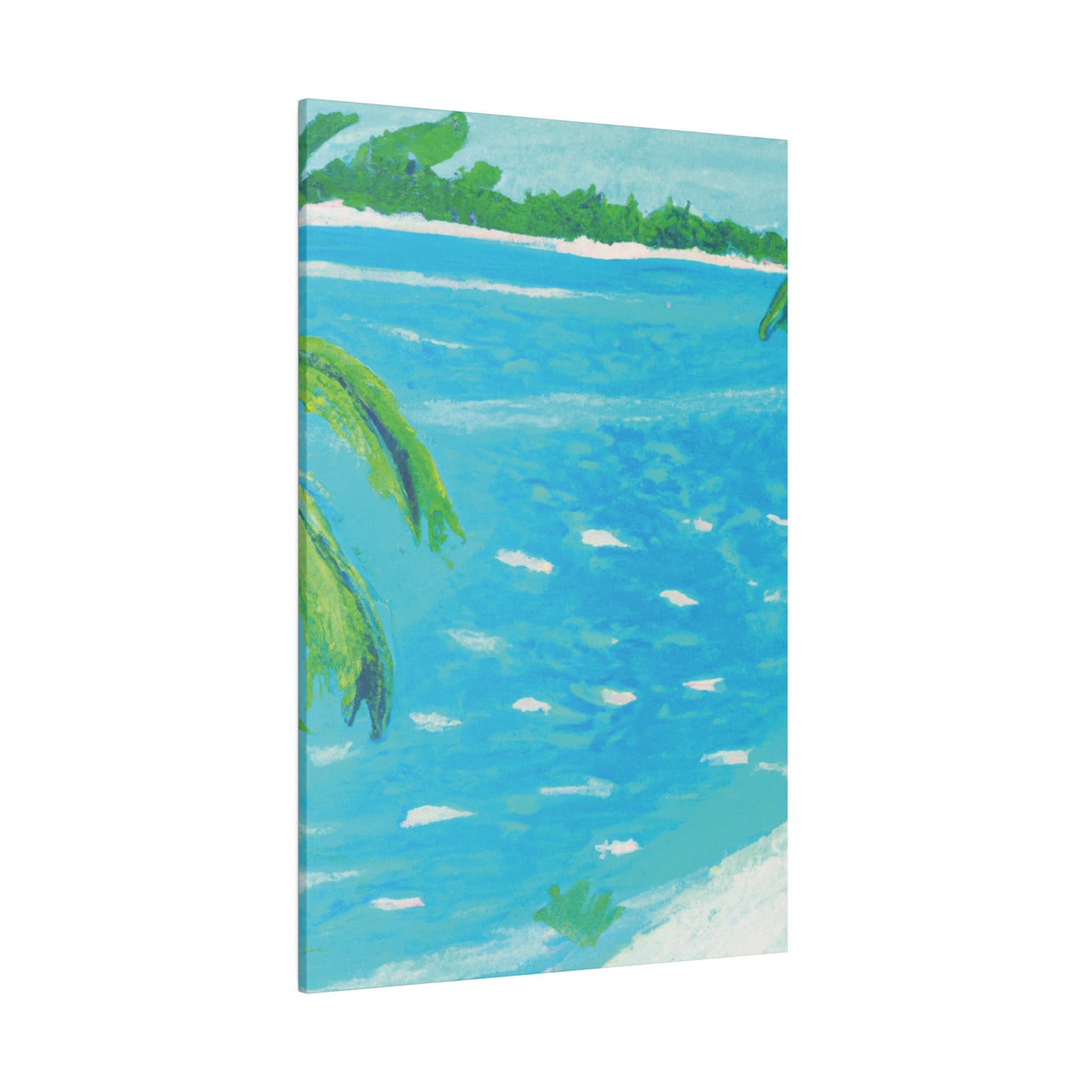 5684E - Bahamas Ocean Painting Print | Bahamas | Ocean | Beach | Poster | Home Decor | Wall Art | Canvas