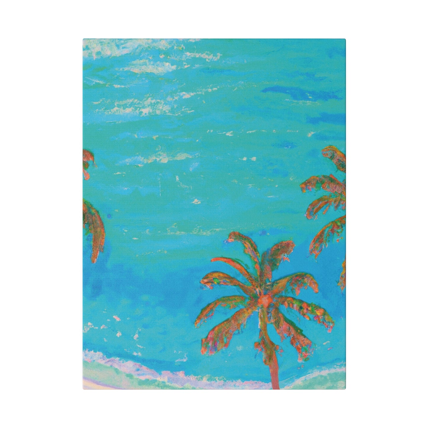 4532X - Bahamas Ocean Painting Print | Bahamas | Ocean | Beach | Poster | Home Decor | Wall Art | Canvas