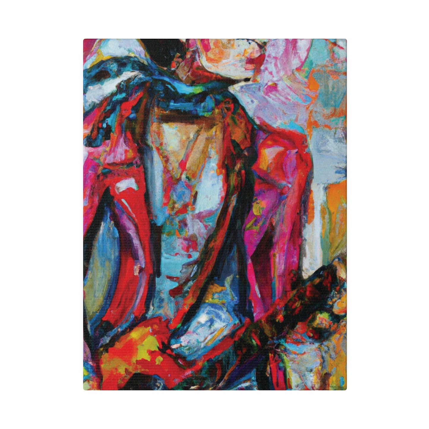 5694F - Rockstar Oil Painting Style Print | Poster | Home Decor | Wall Art | Music Art | Canvas