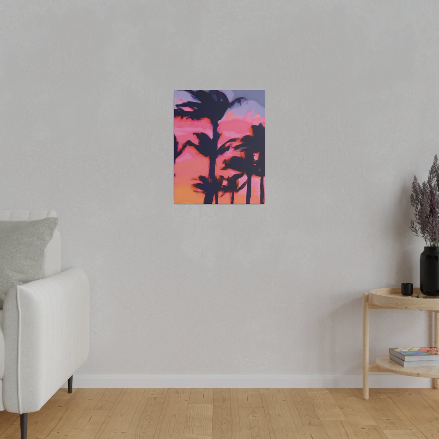 7993P - Miami Beach Sunset Painting Print | Miami | Beach | Sunset | Poster | Home Decor | Wall Art | Canvas
