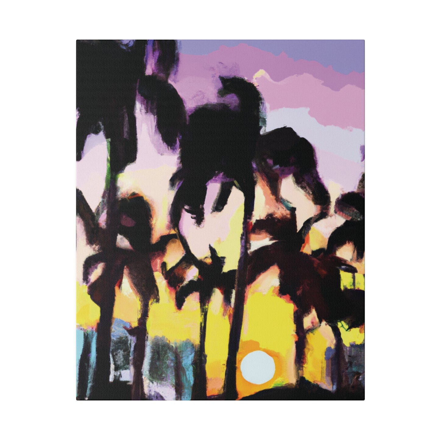 5231Y - Miami Beach Sunset Painting Print | Miami | Beach | Sunset | Poster | Home Decor | Wall Art | Canvas