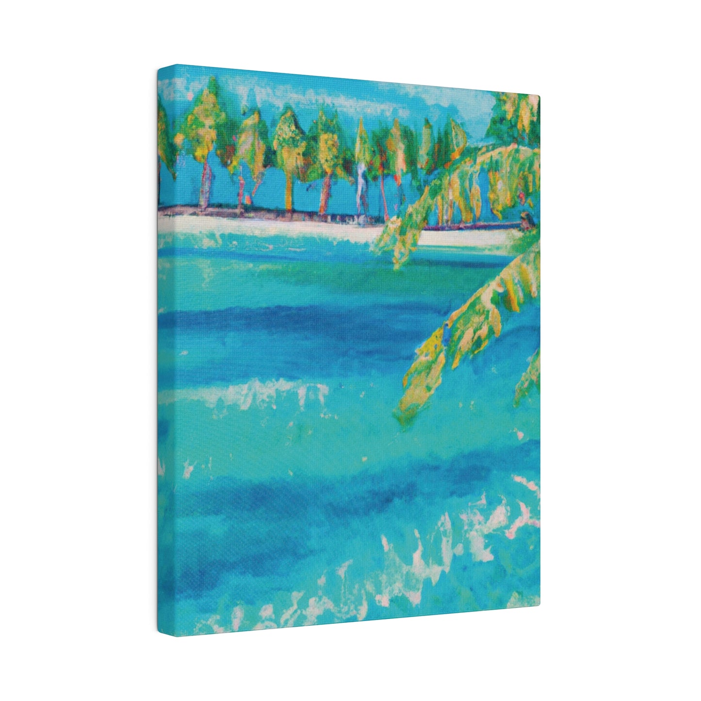 6000X - Bahamas Ocean Painting Print | Bahamas | Ocean | Beach | Poster | Home Decor | Wall Art | Canvas