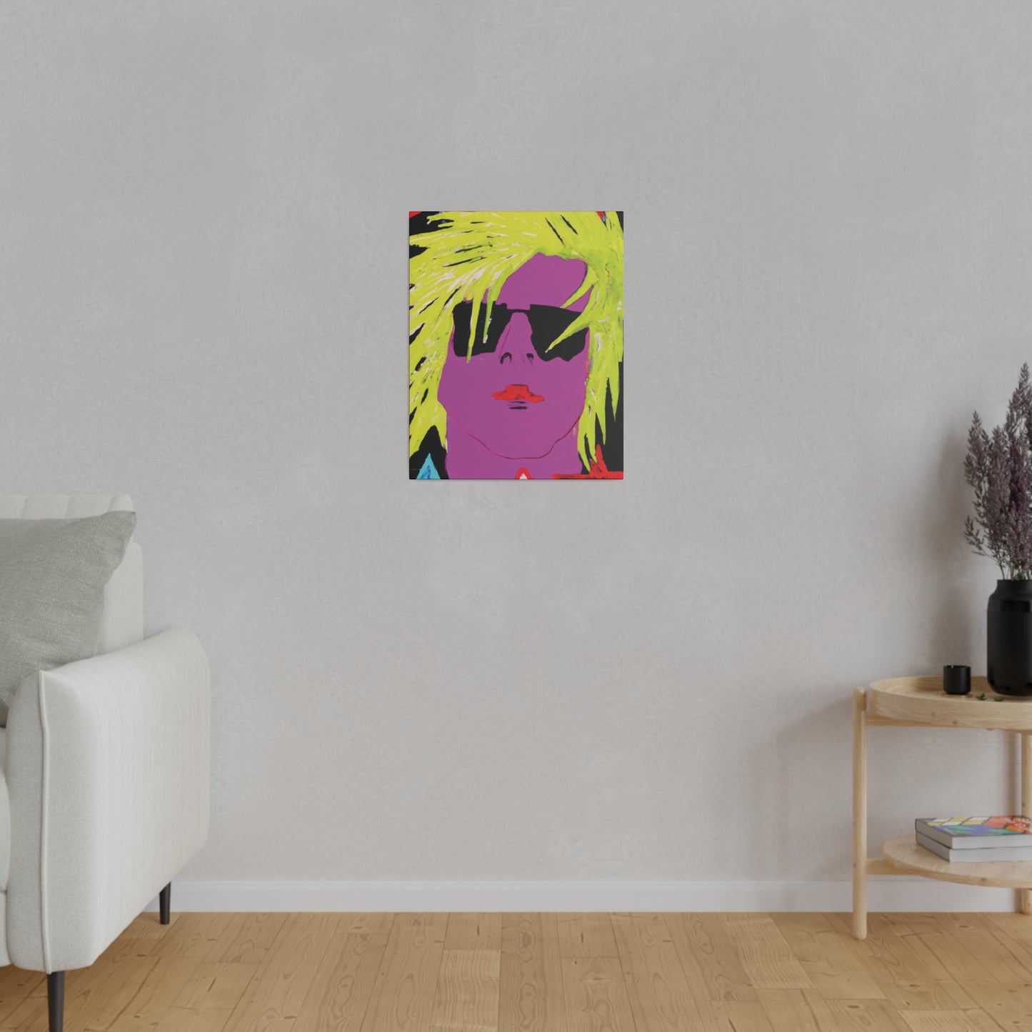 3271U - Rockstar Painting Print | Face | Abstract | Poster | Home Decor | Wall Art | Music Art | Canvas