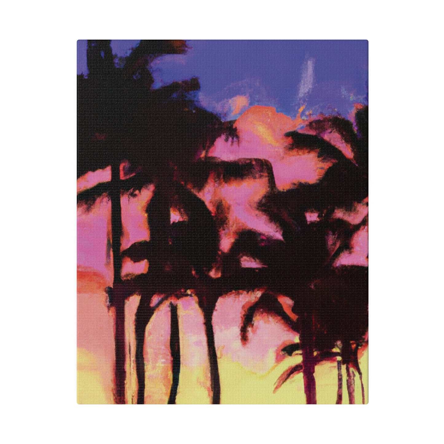 9365H - Miami Beach Sunset Painting Print | Miami | Beach | Sunset | Poster | Home Decor | Wall Art | Canvas