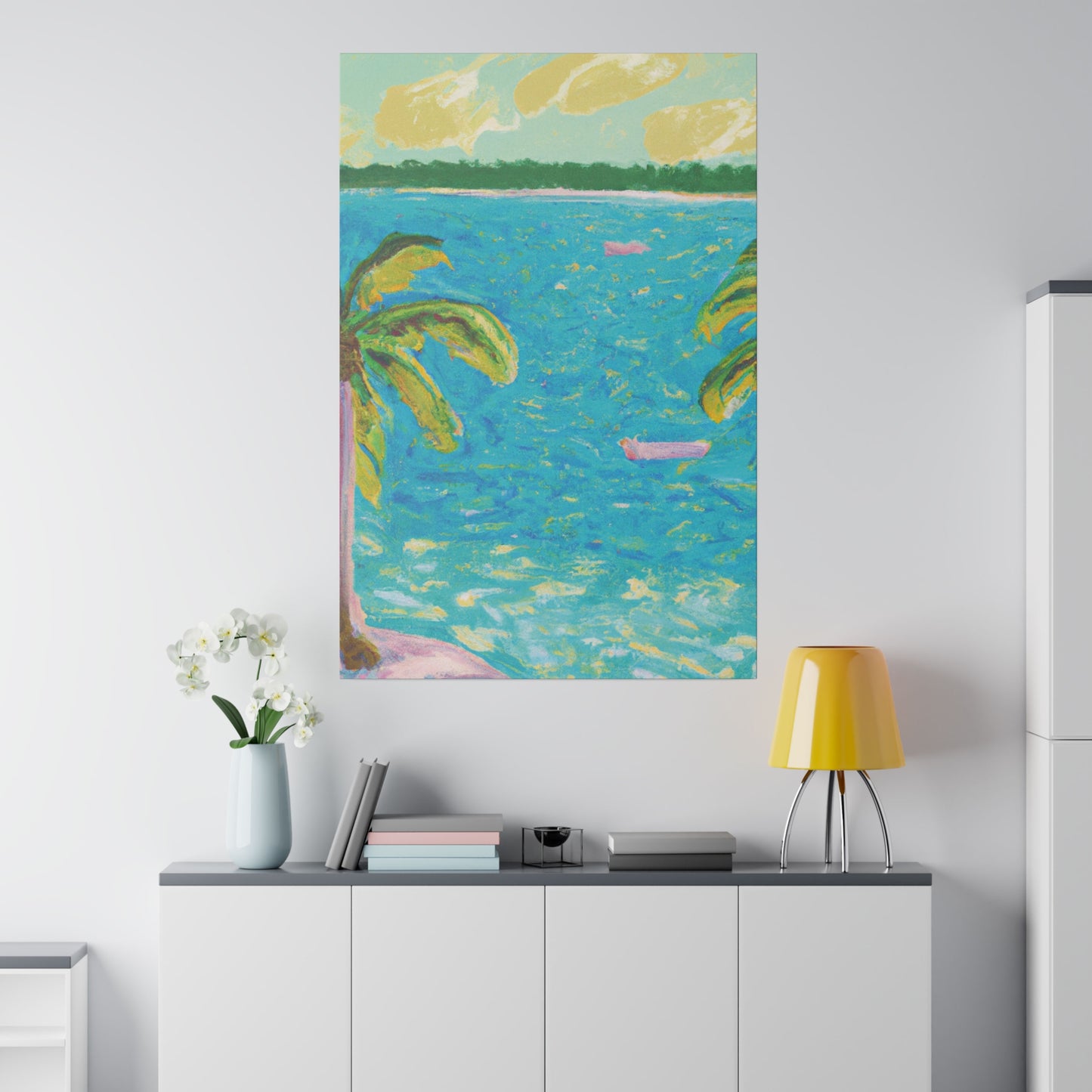 9482 Z - Bahamas Ocean Painting Print | Bahamas | Ocean | Beach | Poster | Home Decor | Wall Art | Canvas