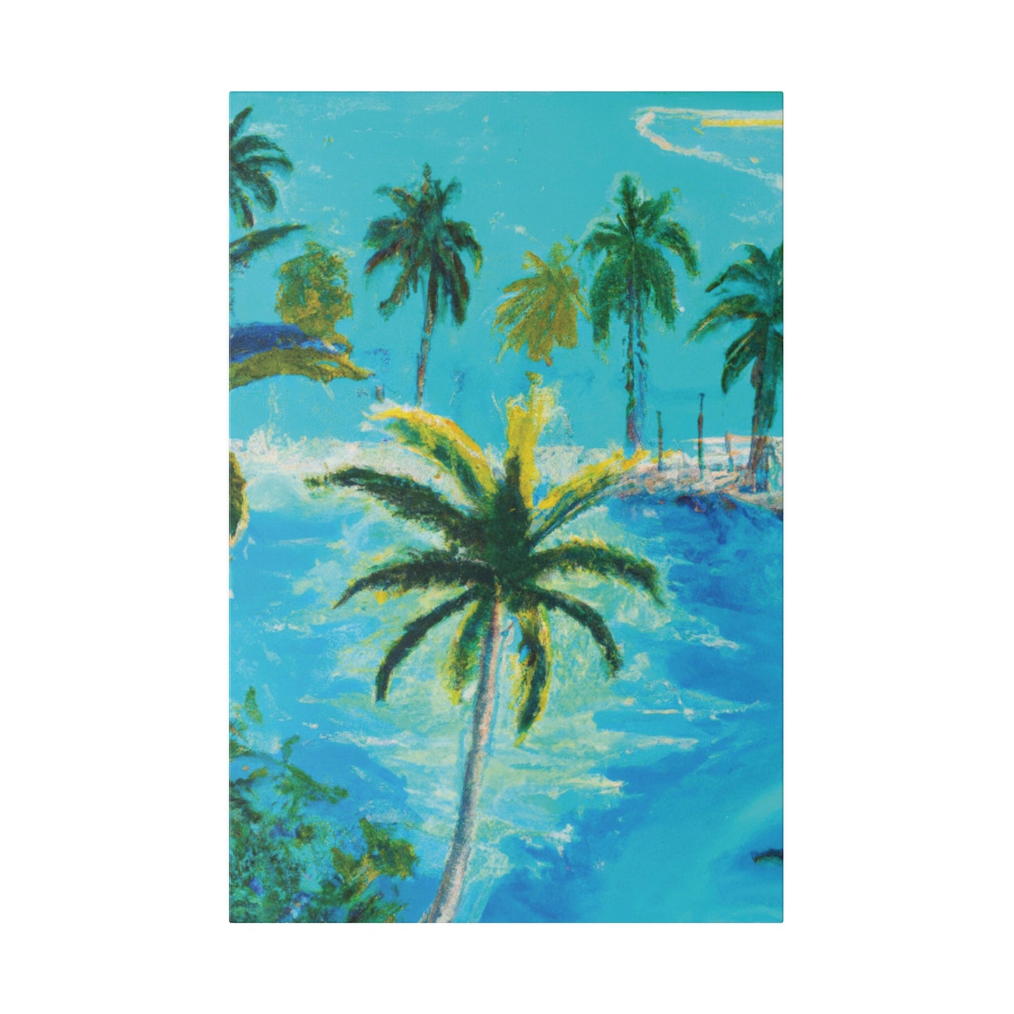 9794R - Bahamas Ocean Painting Print | Bahamas | Ocean | Beach | Poster | Home Decor | Wall Art | Canvas