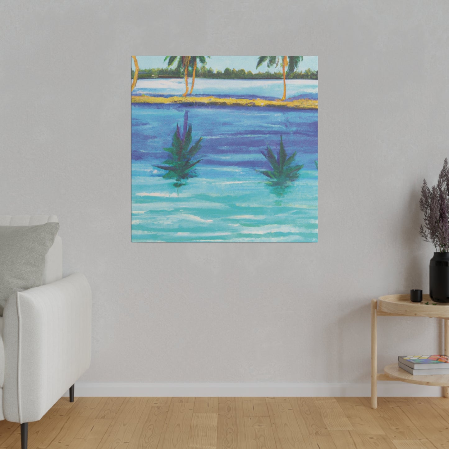 9768P - Bahamas Ocean Painting Print | Bahamas | Ocean | Beach | Poster | Home Decor | Wall Art | Canvas