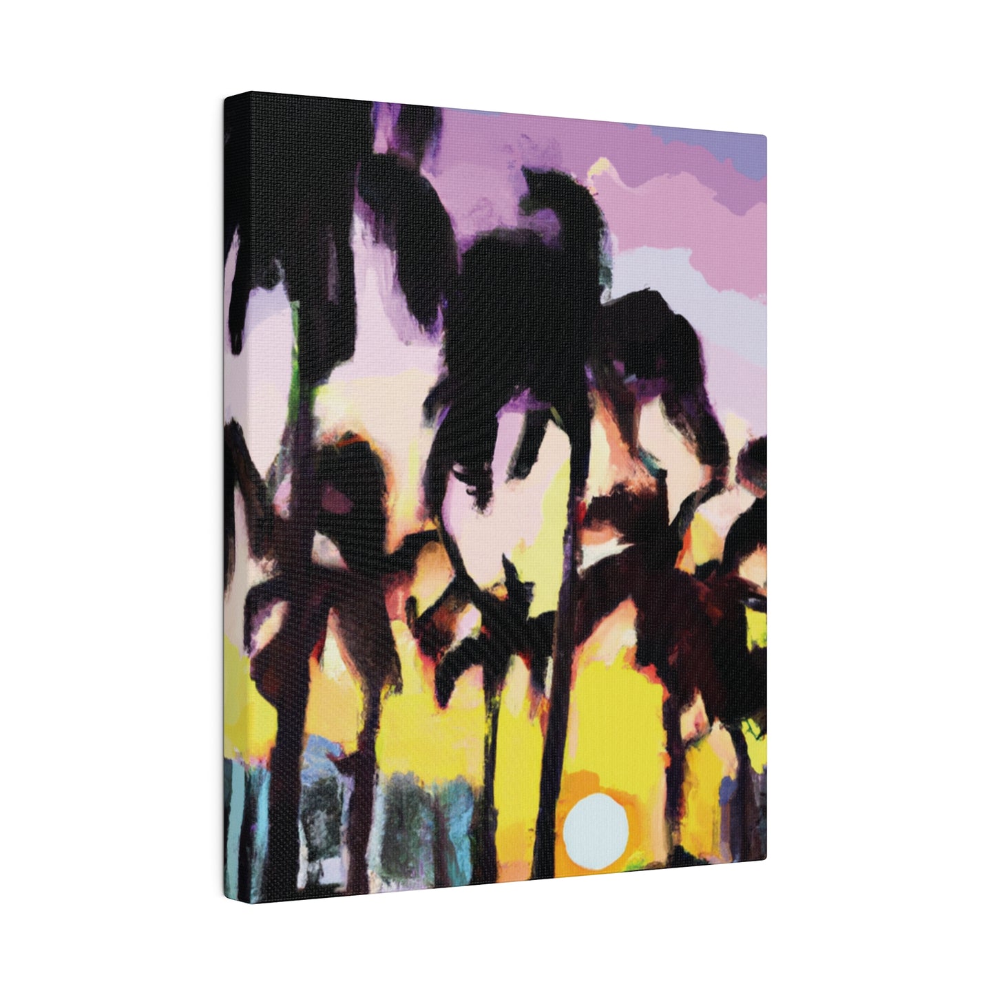 5231Y - Miami Beach Sunset Painting Print | Miami | Beach | Sunset | Poster | Home Decor | Wall Art | Canvas