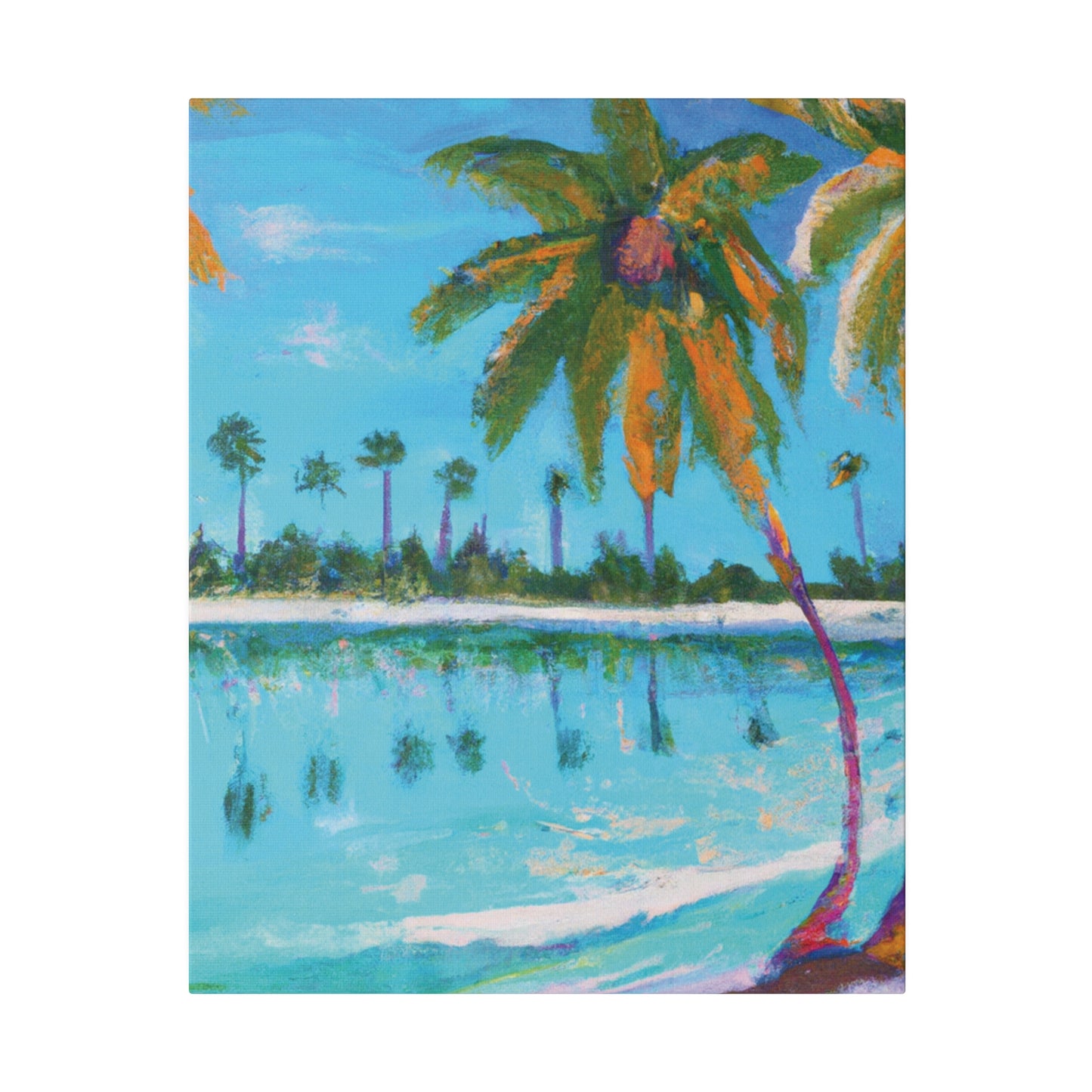 8723S - Bahamas Ocean Painting Print | Bahamas | Ocean | Beach | Poster | Home Decor | Wall Art | Canvas