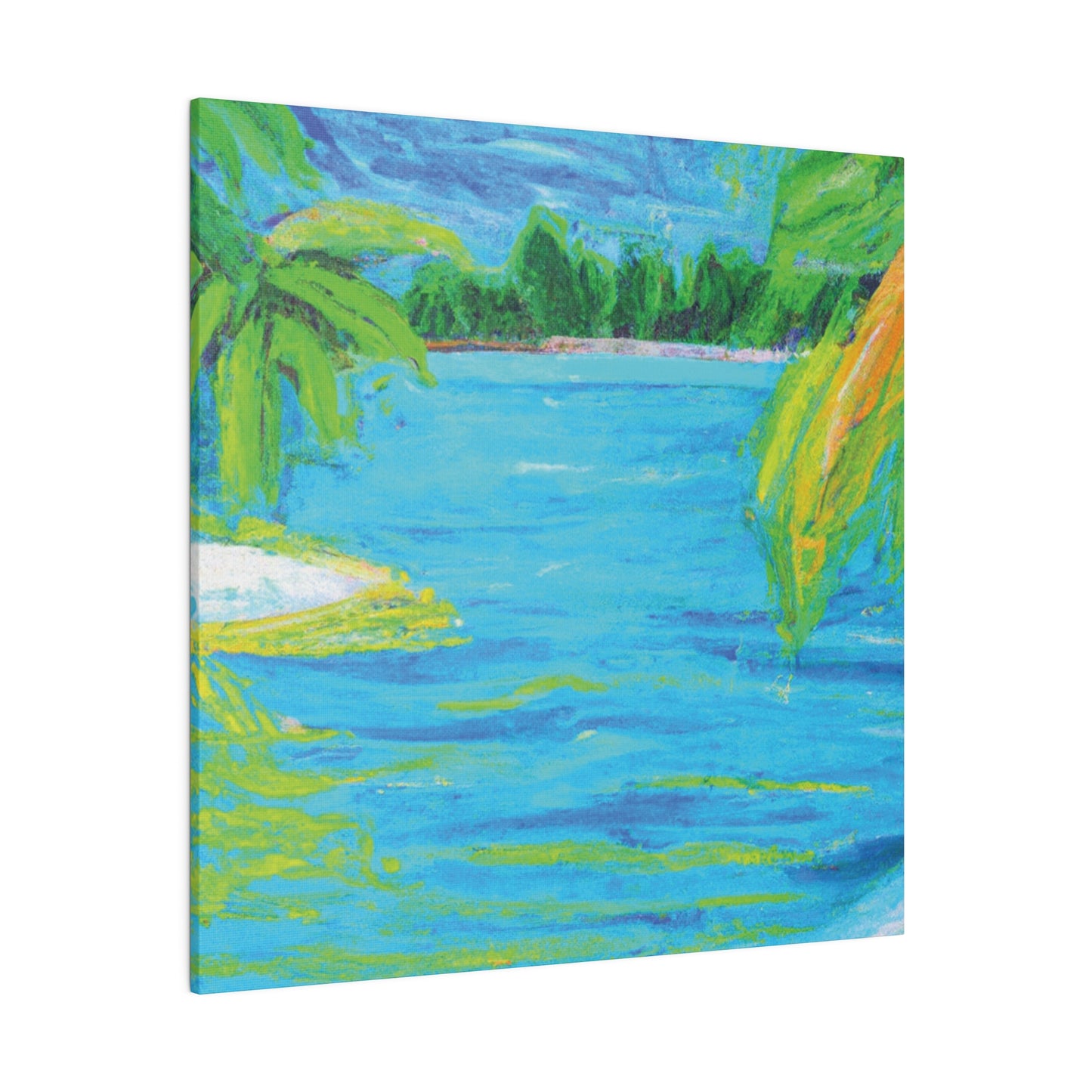 9709k - Bahamas Ocean Painting Print | Bahamas | Ocean | Beach | Poster | Home Decor | Wall Art | Canvas