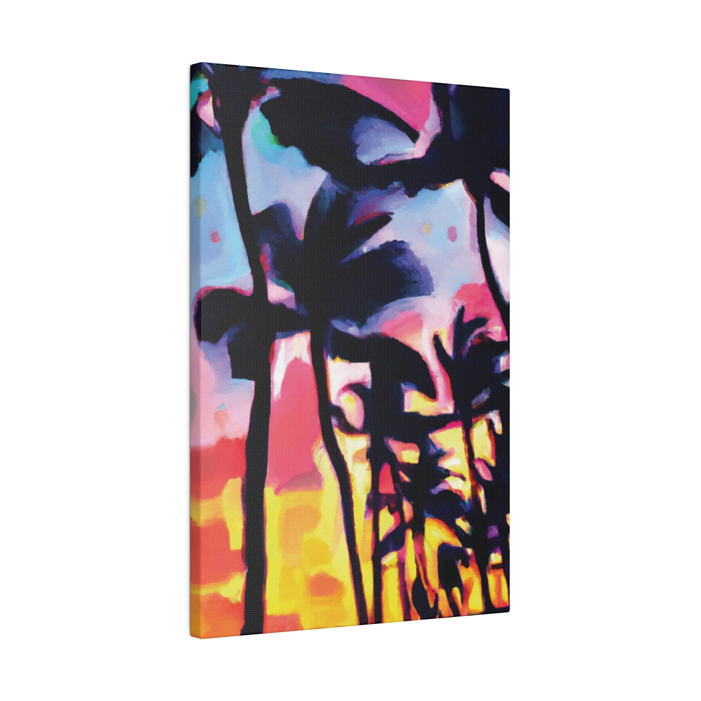 2637V - Miami Beach Sunset Painting Print | Miami | Beach | Sunset | Poster | Home Decor | Wall Art | Canvas