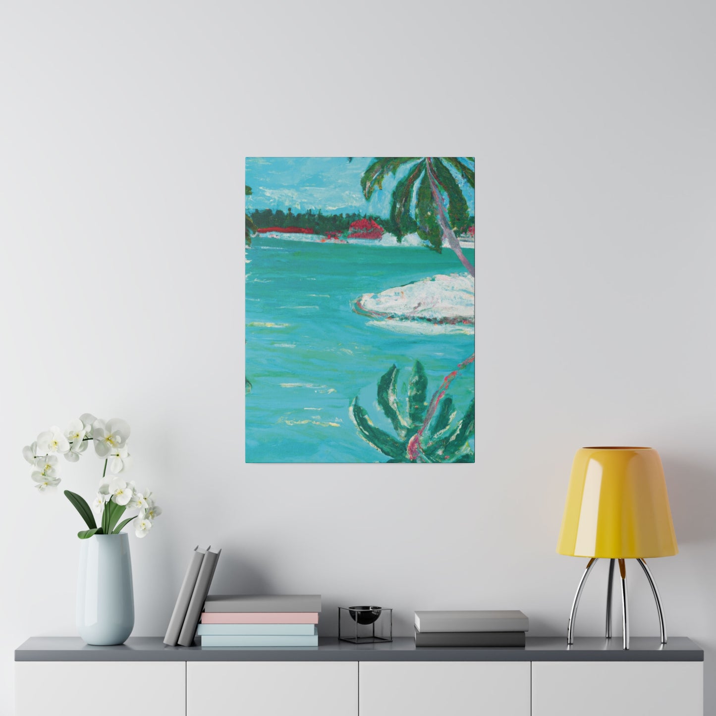 7090Z - Bahamas Ocean Painting Print | Bahamas | Ocean | Beach | Poster | Home Decor | Wall Art | Canvas