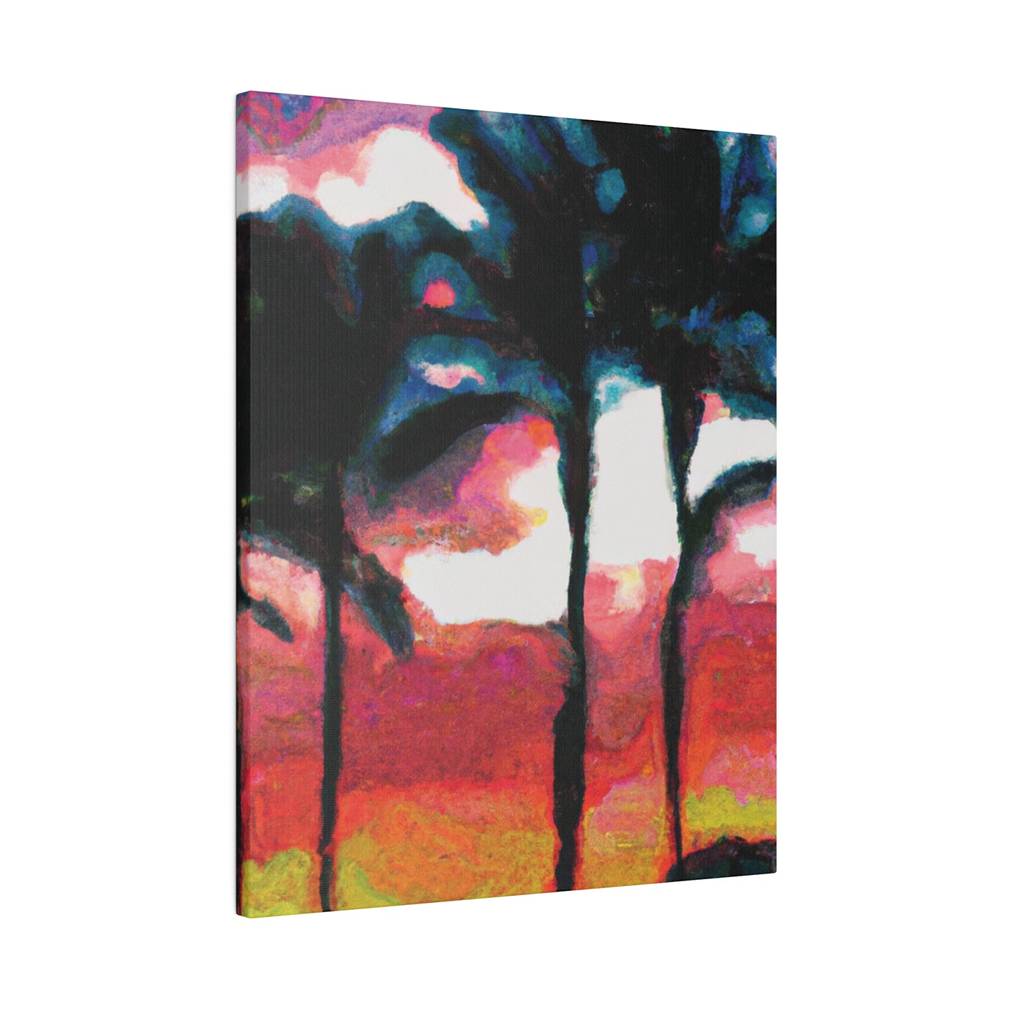 9677K - Miami Beach Sunset Painting Print | Miami | Beach | Sunset | Poster | Home Decor | Wall Art | Canvas