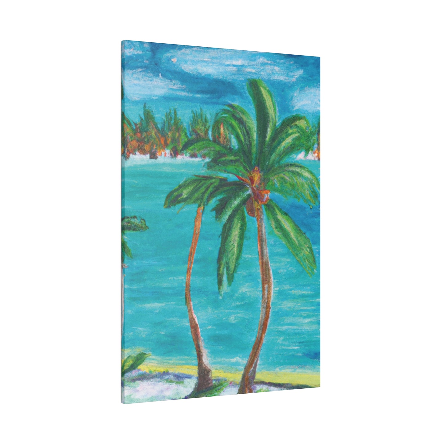 8299I - Bahamas Ocean Painting Print | Bahamas | Ocean | Beach | Poster | Home Decor | Wall Art | Canvas