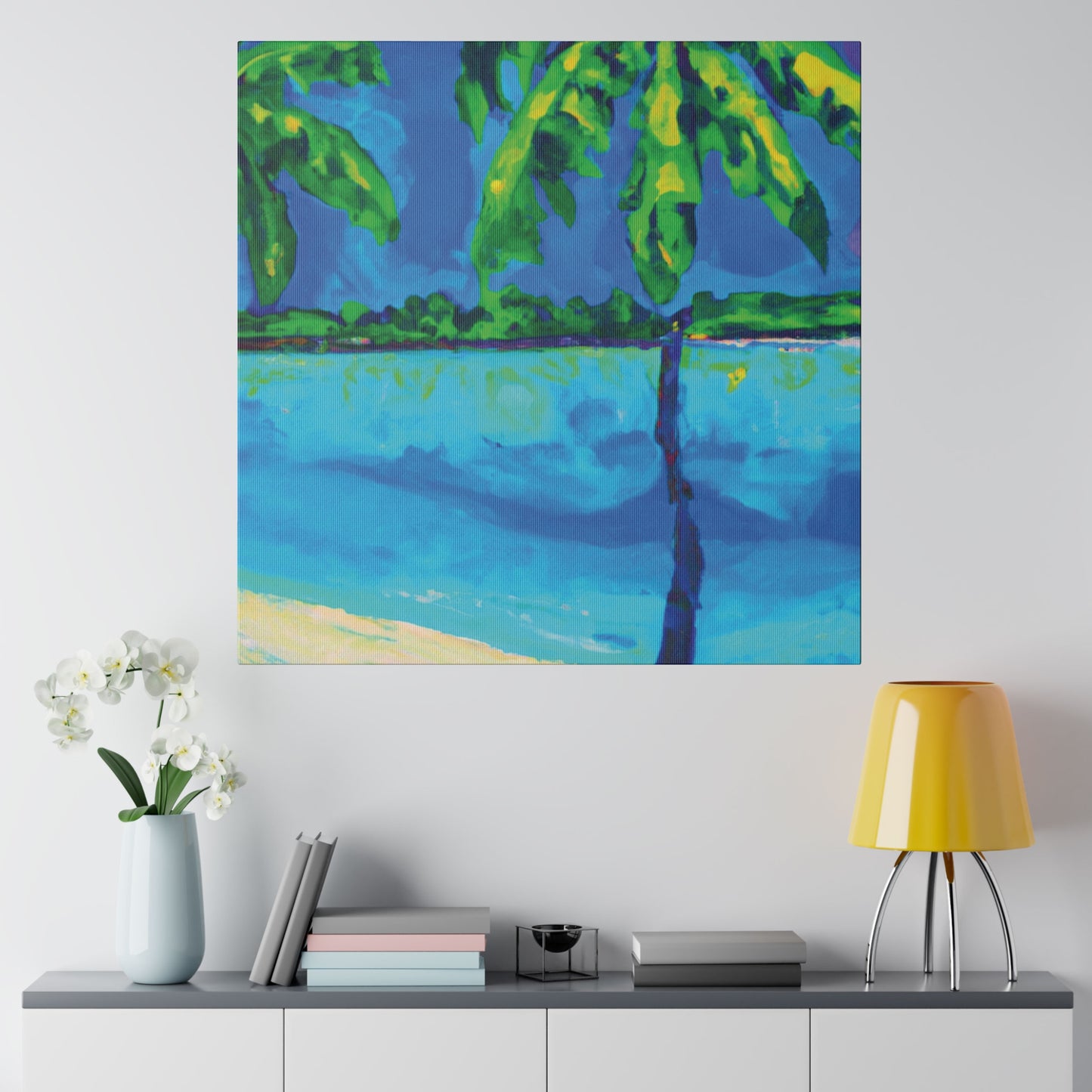 7381V - Bahamas Ocean Painting Print | Bahamas | Ocean | Beach | Poster | Home Decor | Wall Art | Canvas