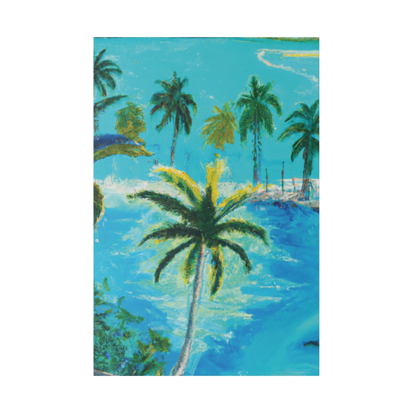 9794R - Bahamas Ocean Painting Print | Bahamas | Ocean | Beach | Poster | Home Decor | Wall Art | Canvas