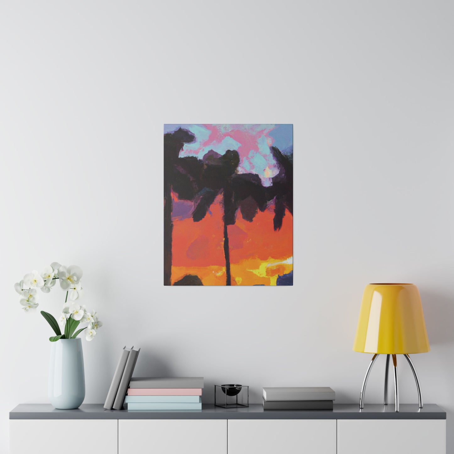 9276D - Miami Beach Sunset Painting Print | Miami | Beach | Sunset | Poster | Home Decor | Wall Art | Canvas