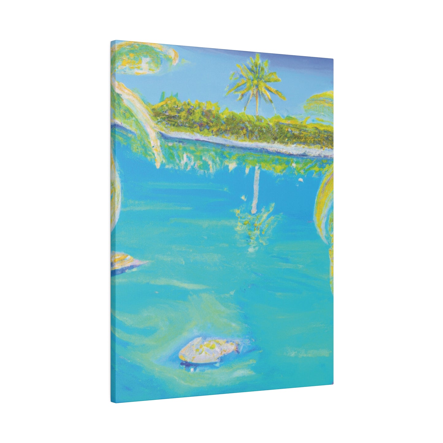 9546V - Bahamas Ocean Painting Print | Bahamas | Ocean | Beach | Poster | Home Decor | Wall Art | Canvas