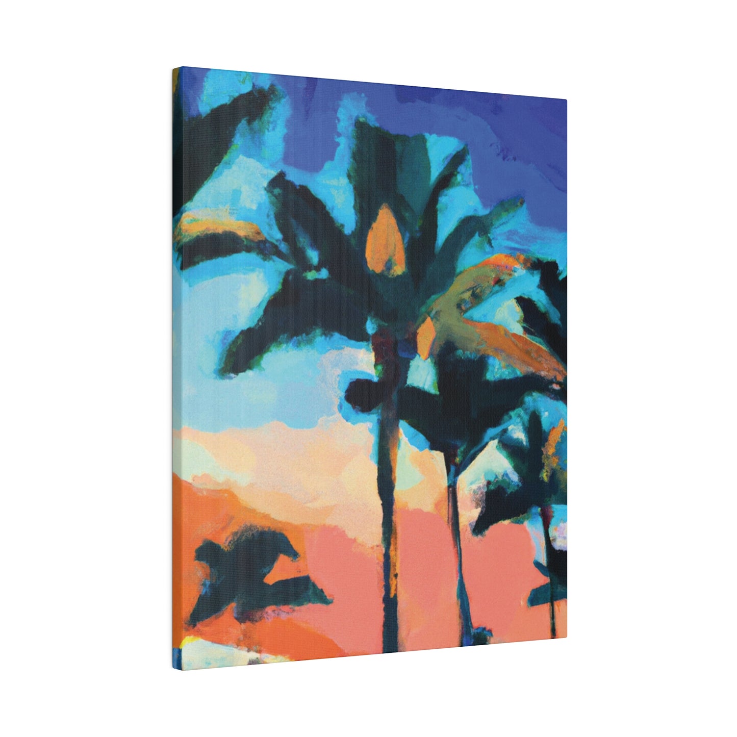 5637G - Miami Beach Sunset Painting Print | Miami | Beach | Sunset | Poster | Home Decor | Wall Art | Canvas