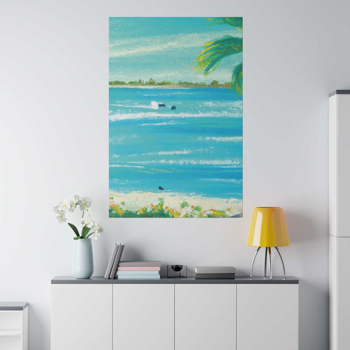 4282E - Bahamas Ocean Painting Print | Bahamas | Ocean | Beach | Poster | Home Decor | Wall Art | Canvas