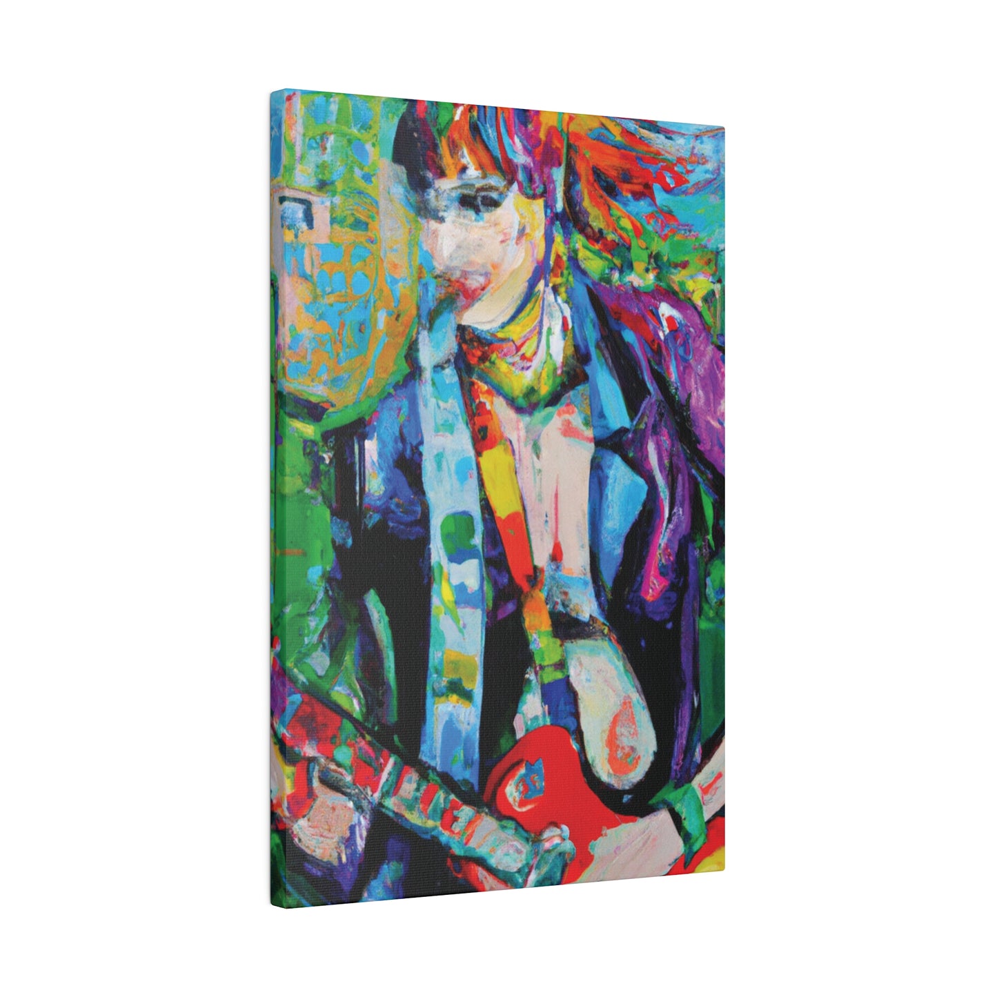 3136H - Rockstar Oil Painting Style Print | Poster | Home Decor | Wall Art | Music Art | Canvas