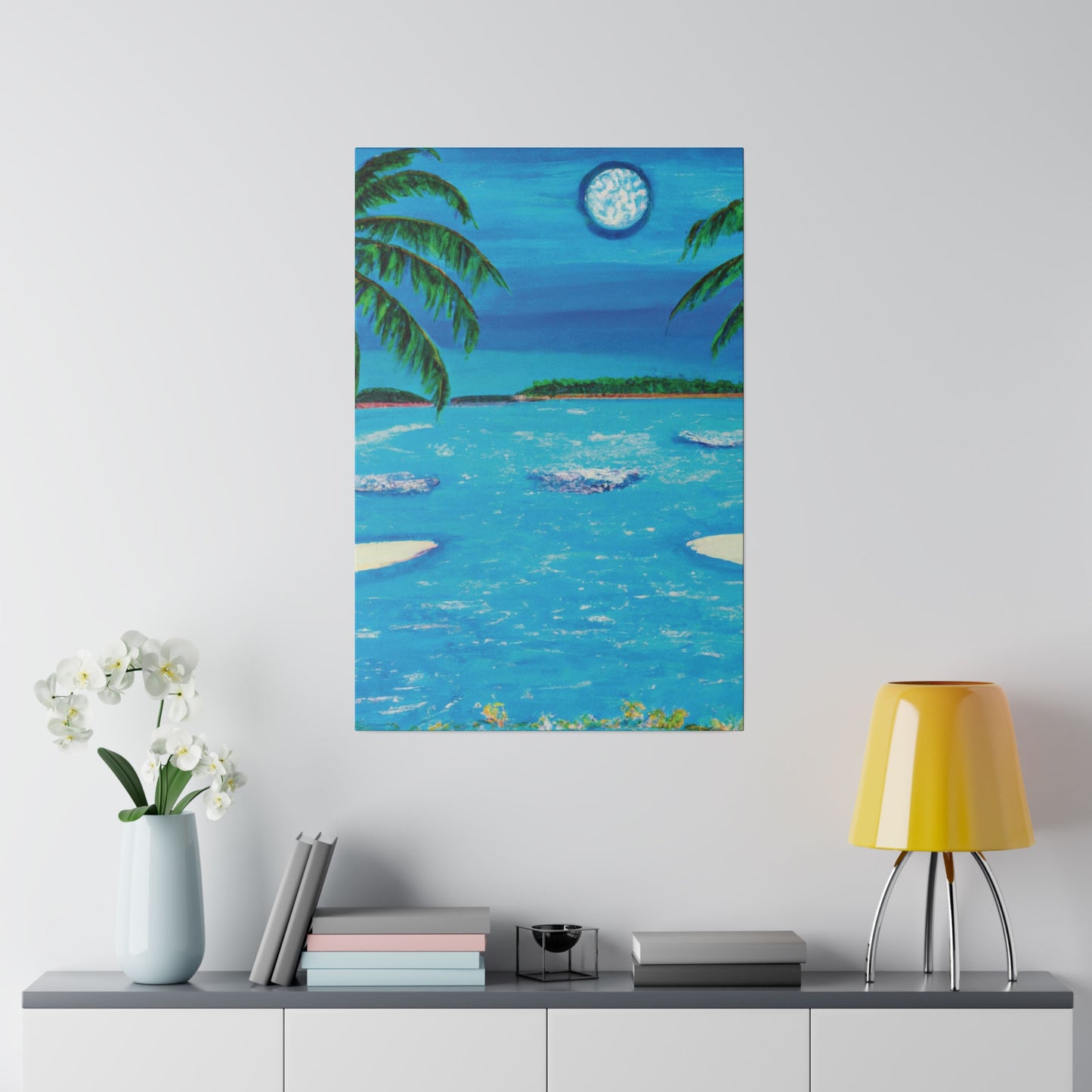 7239Z - Bahamas Ocean Painting Print | Bahamas | Ocean | Beach | Poster | Home Decor | Wall Art | Canvas