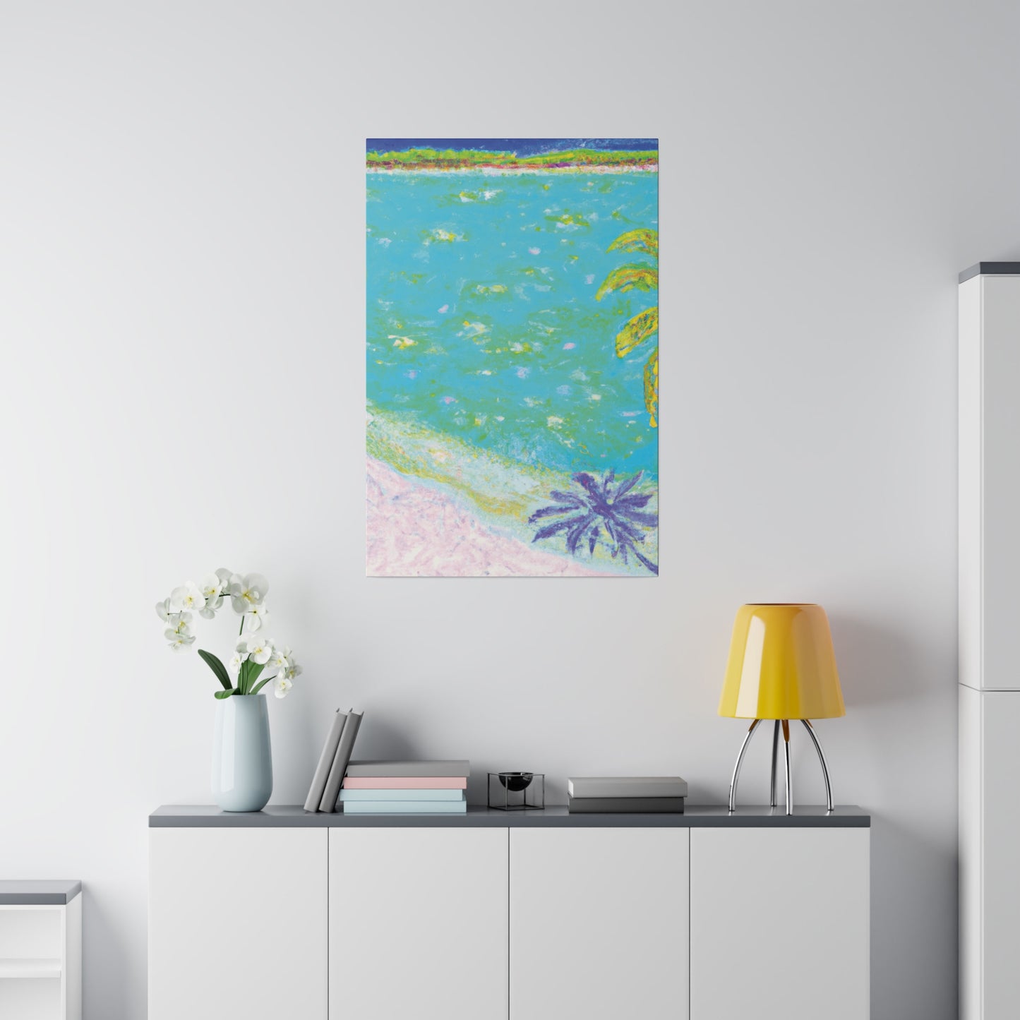 5254Q - Bahamas Ocean Painting Print | Bahamas | Ocean | Beach | Poster | Home Decor | Wall Art | Canvas