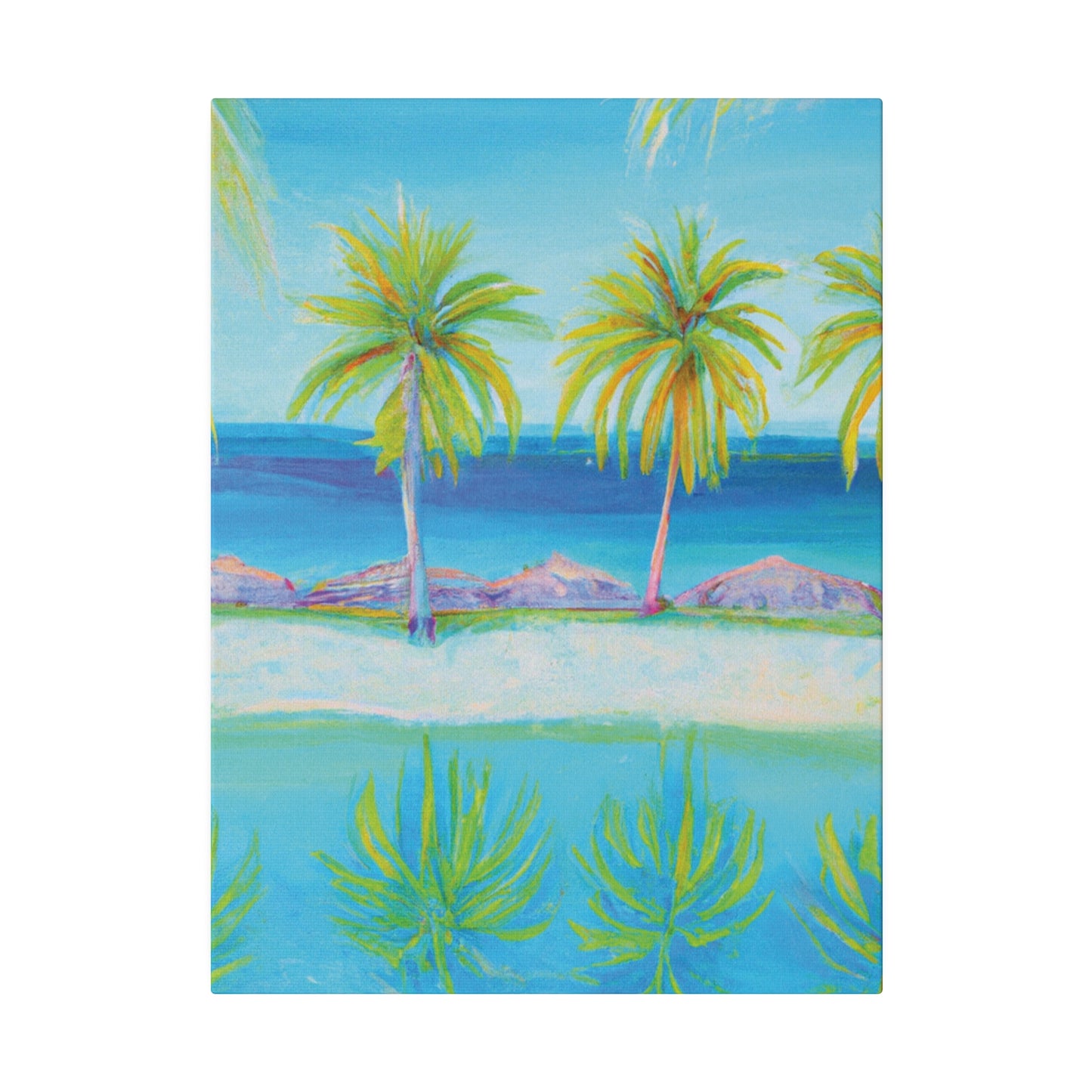 7646F - Bahamas Ocean Painting Print | Bahamas | Ocean | Beach | Poster | Home Decor | Wall Art | Canvas