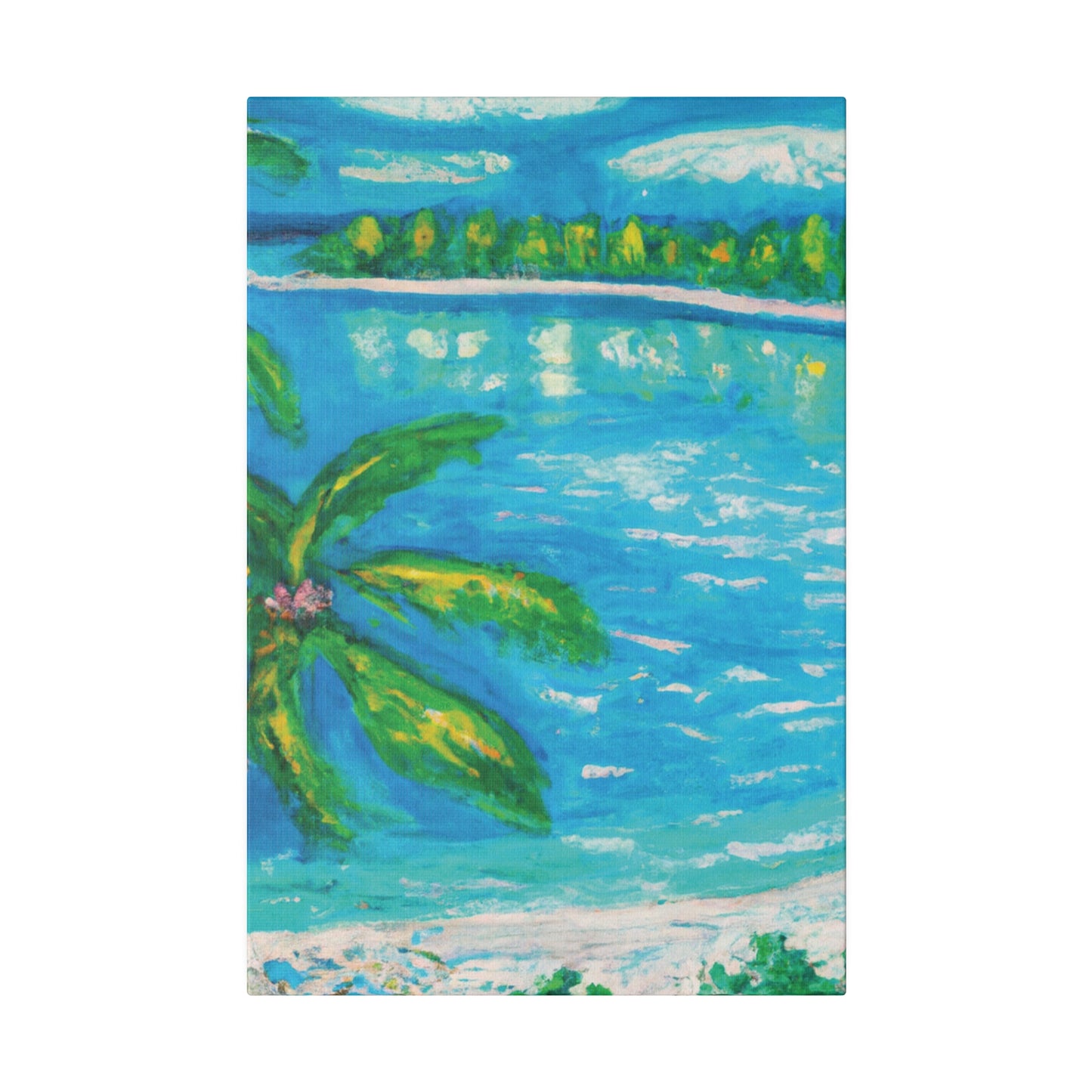 8776T - Bahamas Ocean Painting Print | Bahamas | Ocean | Beach | Poster | Home Decor | Wall Art | Canvas