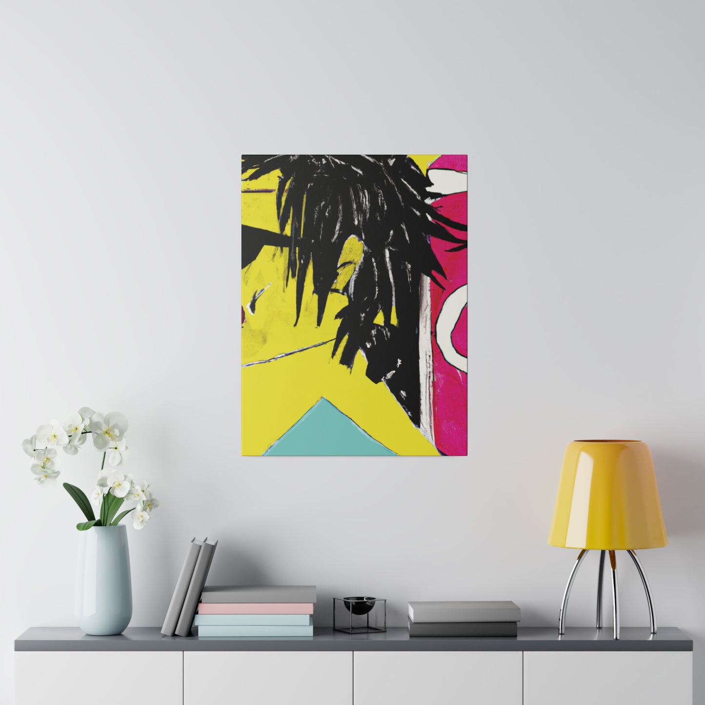 7212X - Rockstar Painting Print | Face | Abstract | Poster | Home Decor | Wall Art | Music Art | Canvas