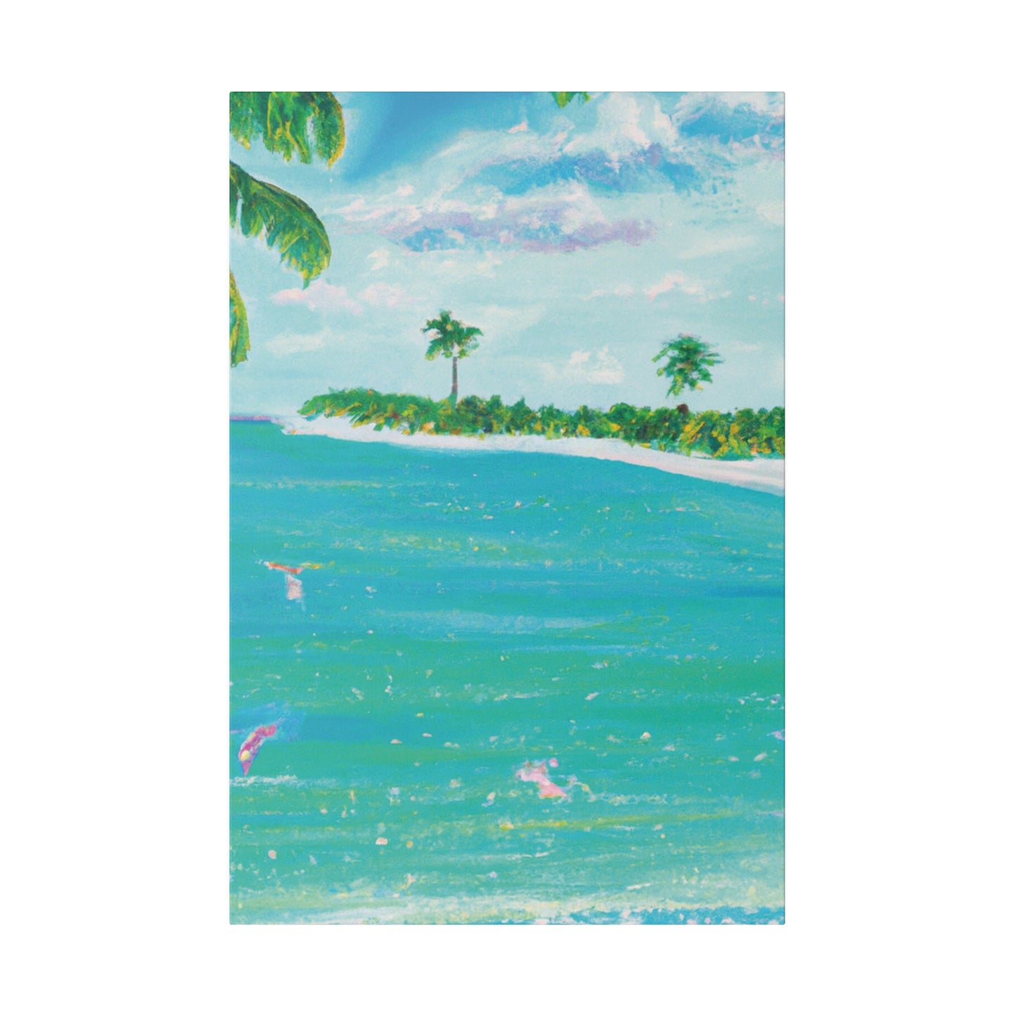 6576D - Bahamas Ocean Painting Print | Bahamas | Ocean | Beach | Poster | Home Decor | Wall Art | Canvas