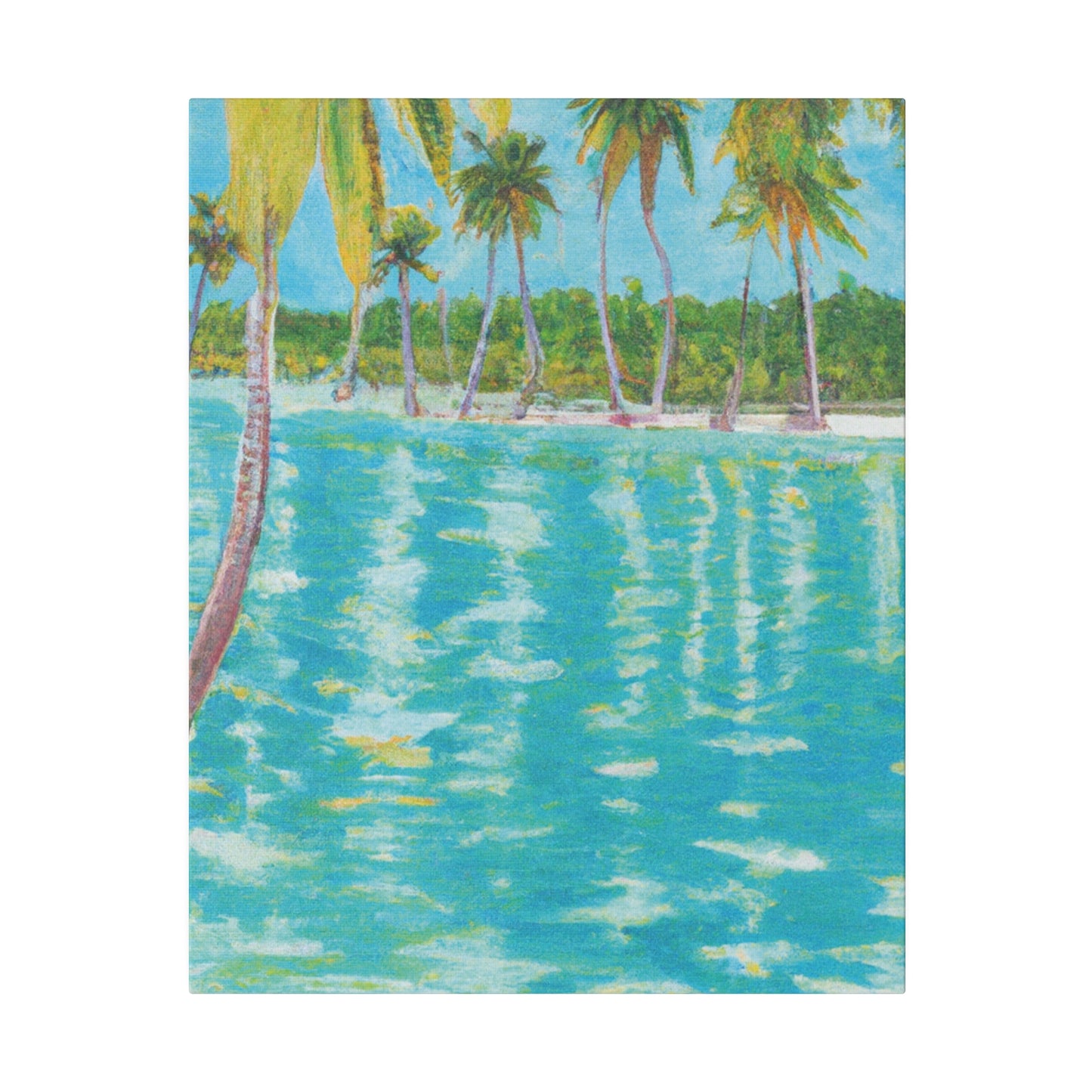 8537R - Bahamas Ocean Painting Print | Bahamas | Ocean | Beach | Poster | Home Decor | Wall Art | Canvas