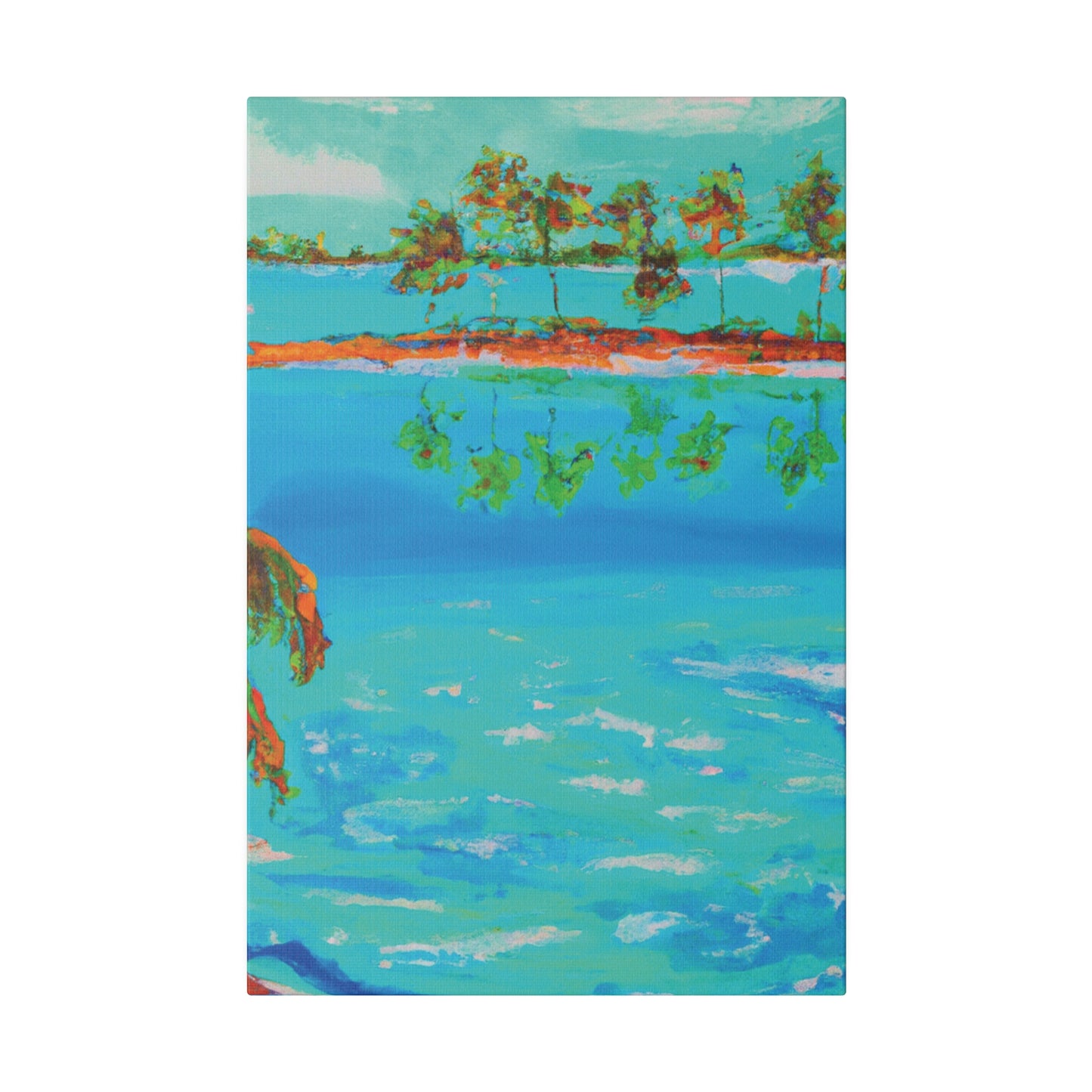 5171E - Bahamas Ocean Painting Print | Bahamas | Ocean | Beach | Poster | Home Decor | Wall Art | Canvas