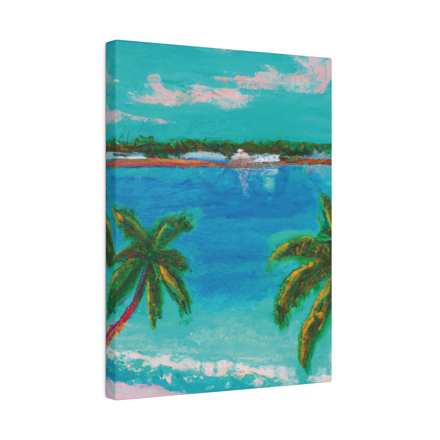 6836G - Bahamas Ocean Painting Print | Bahamas | Ocean | Beach | Poster | Home Decor | Wall Art | Canvas
