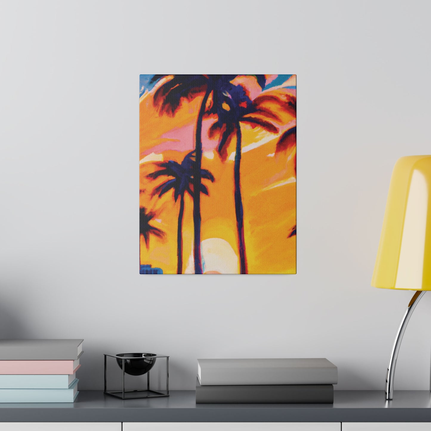 2067G - Miami Beach Sunset Painting Print | Miami | Beach | Sunset | Poster | Home Decor | Wall Art | Canvas