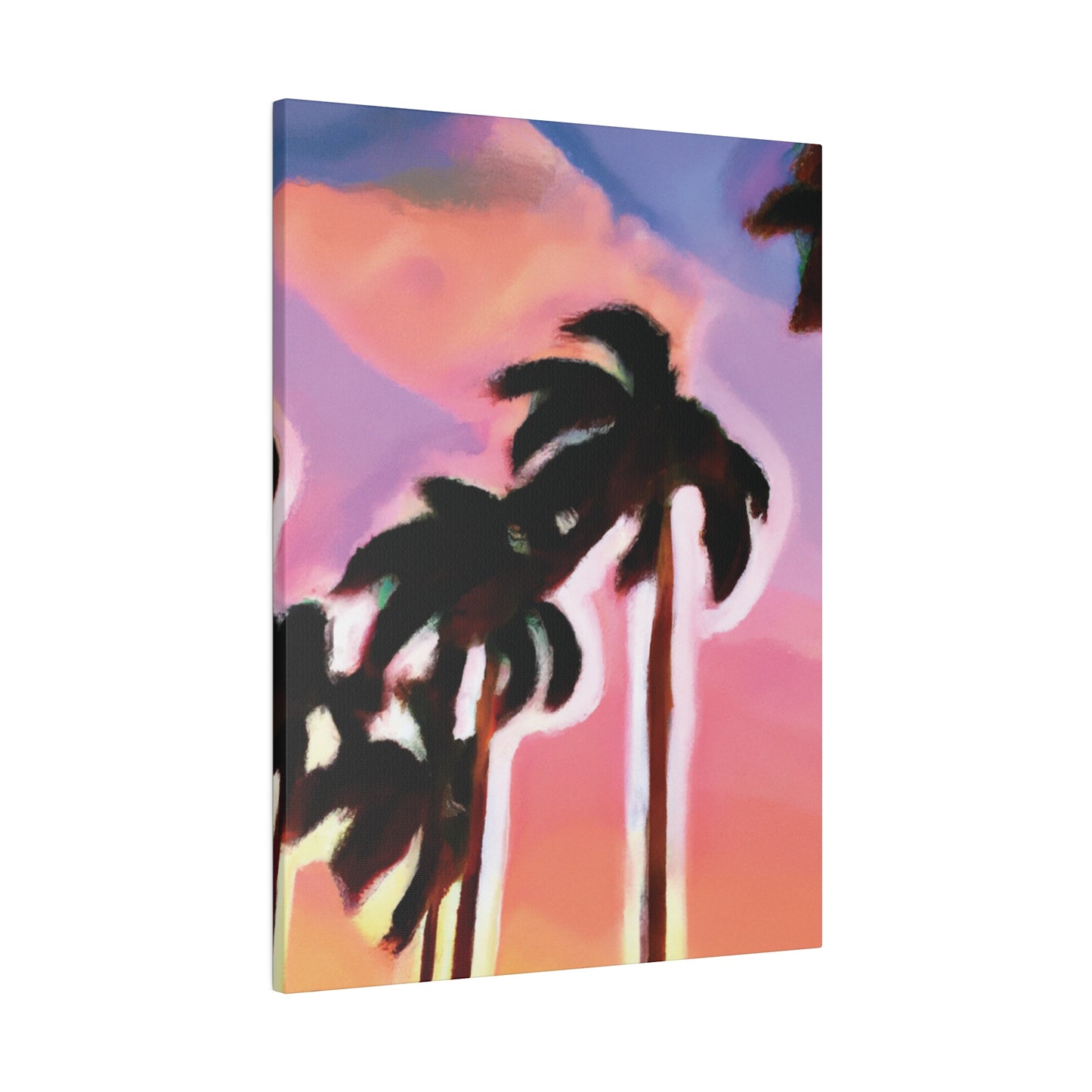 3563H - Miami Beach Sunset Painting Print | Miami | Beach | Sunset | Poster | Home Decor | Wall Art | Canvas