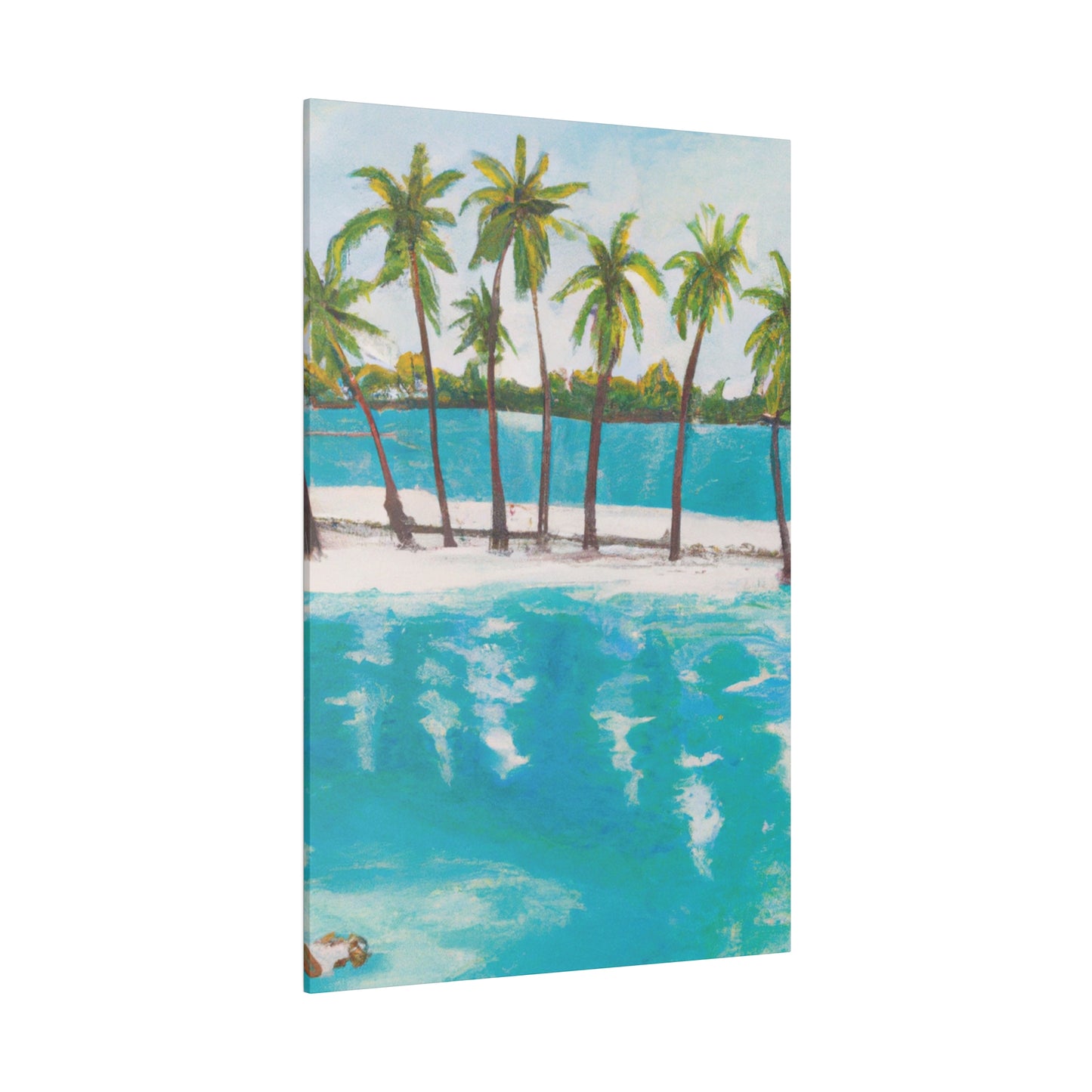 8045G - Bahamas Ocean Painting Print | Bahamas | Ocean | Beach | Poster | Home Decor | Wall Art | Canvas