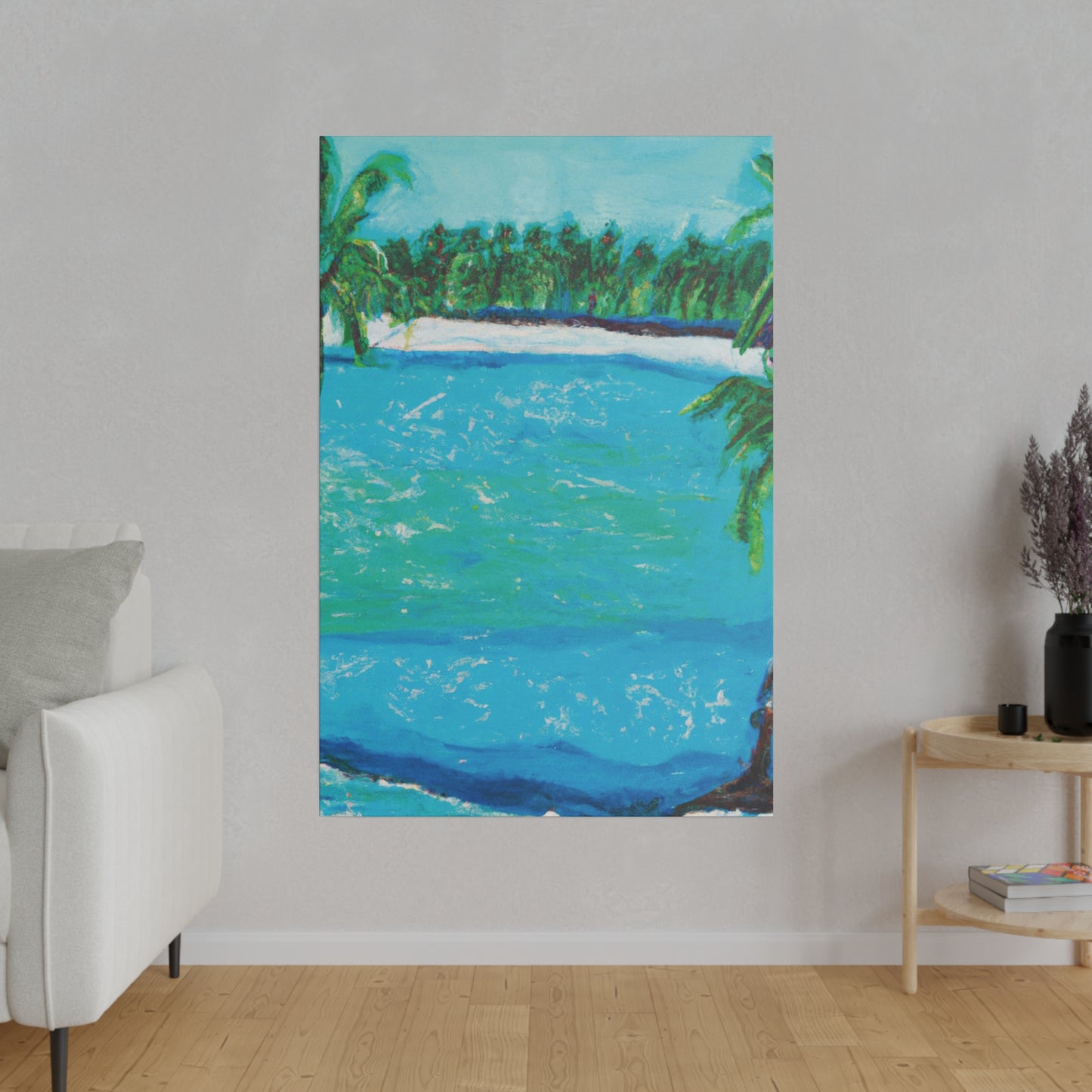 3234T - Bahamas Ocean Painting Print | Bahamas | Ocean | Beach | Poster | Home Decor | Wall Art | Canvas