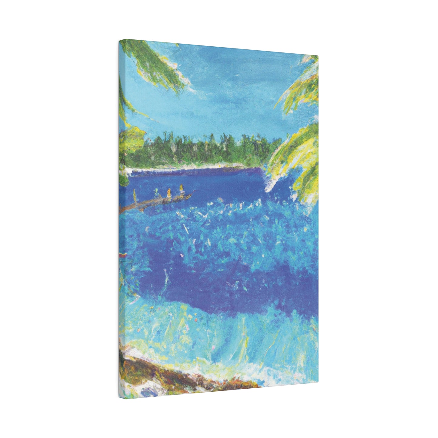 9673H - Bahamas Ocean Painting Print | Bahamas | Ocean | Beach | Poster | Home Decor | Wall Art | Canvas