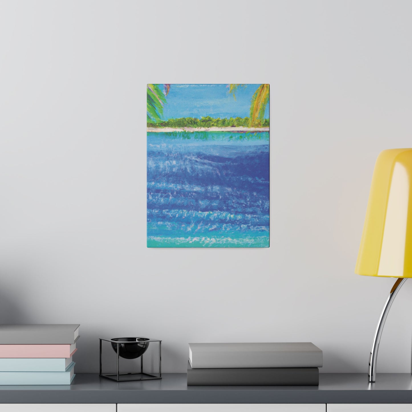 5045T - Bahamas Ocean Painting Print | Bahamas | Ocean | Beach | Poster | Home Decor | Wall Art | Canvas