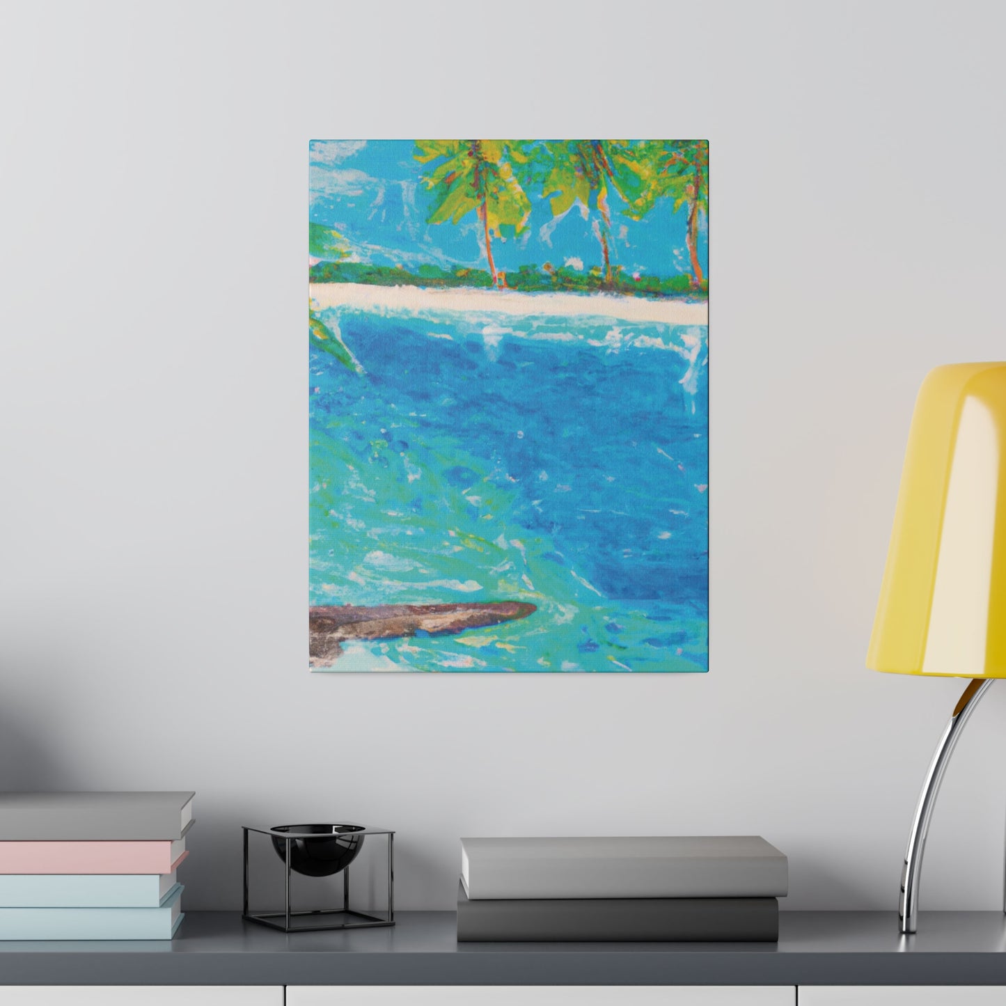 5065C - Bahamas Ocean Painting Print | Bahamas | Ocean | Beach | Poster | Home Decor | Wall Art | Canvas